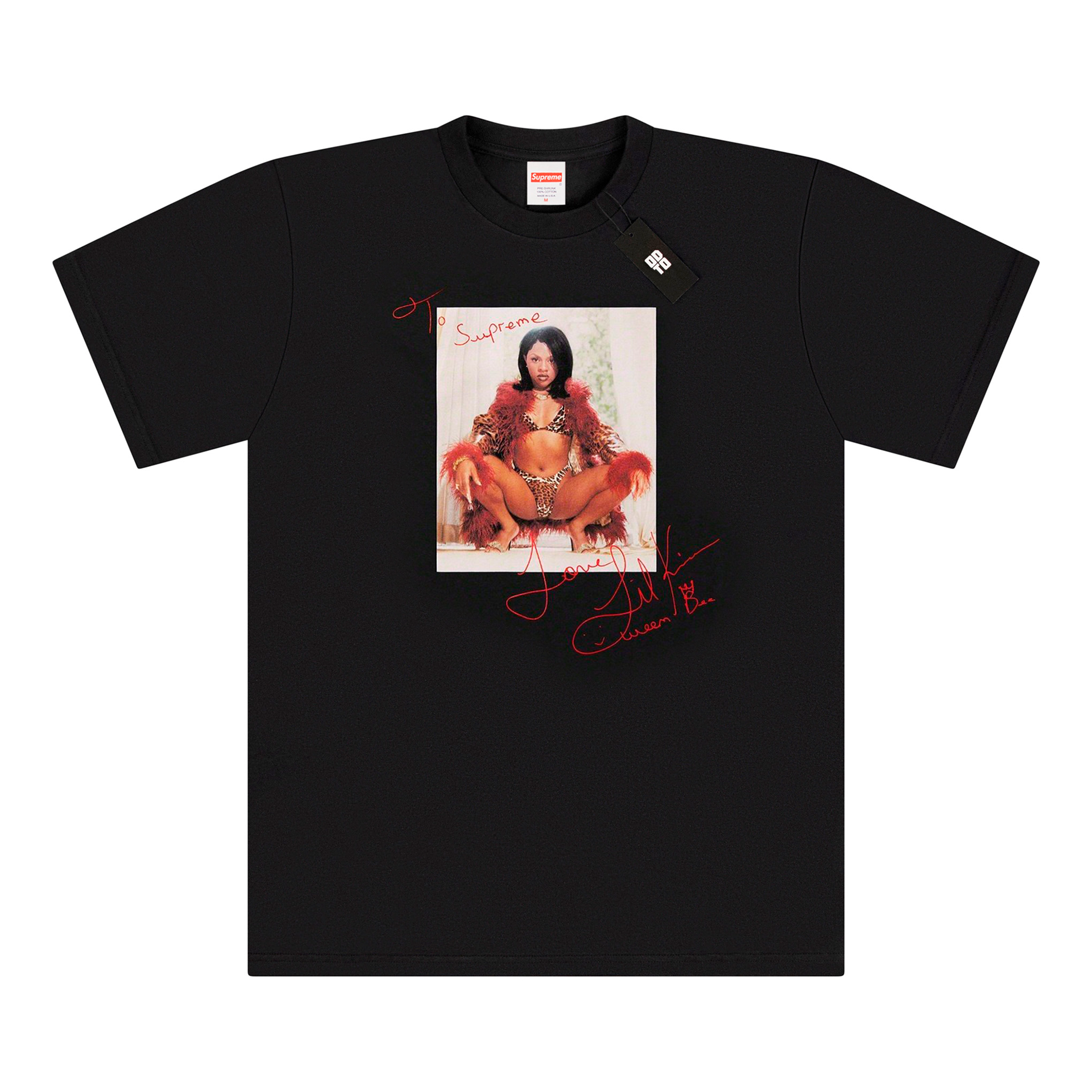 SUPREME LIL KIM TEE BLACK
