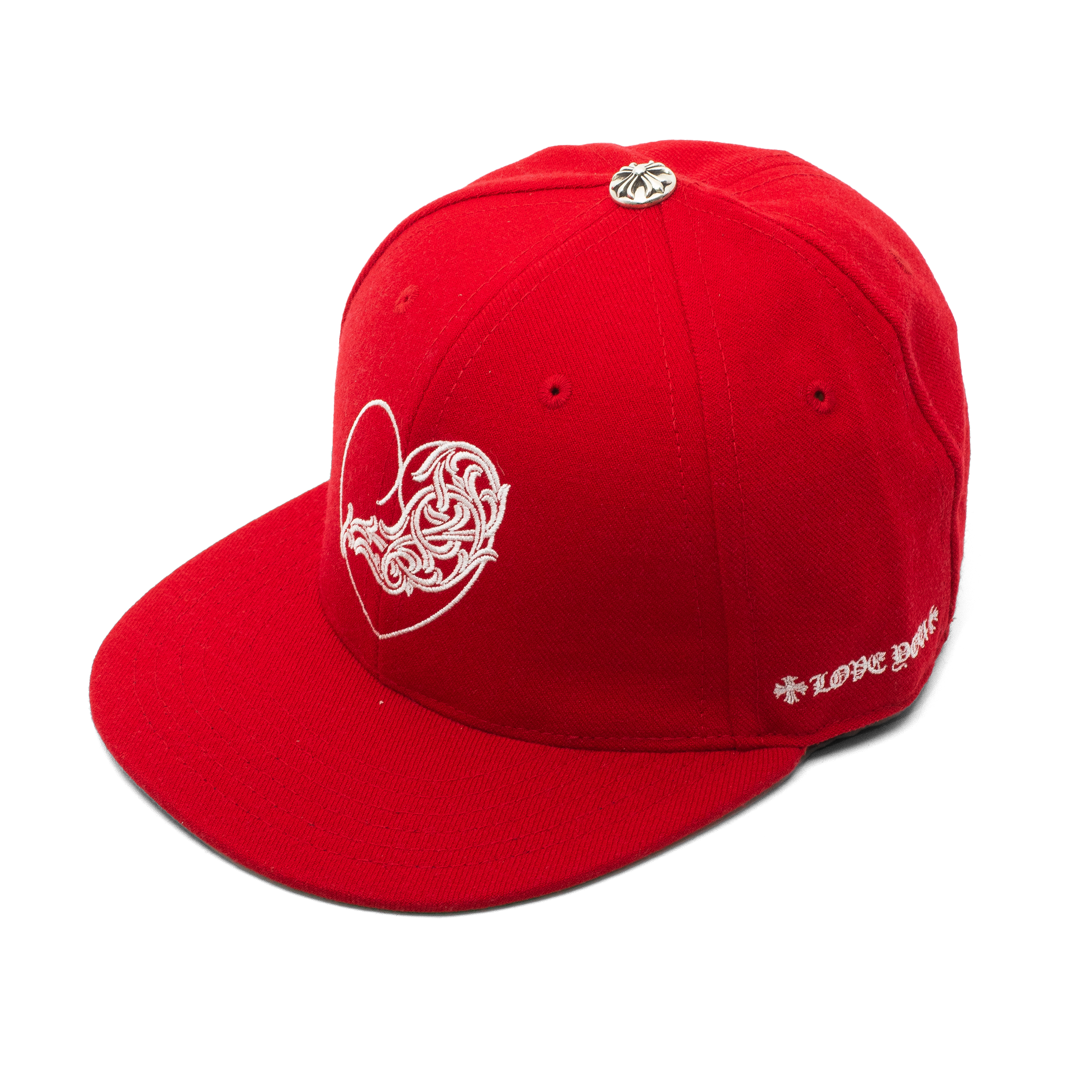 CHROME HEARTS LOVE YOU FITTED RED