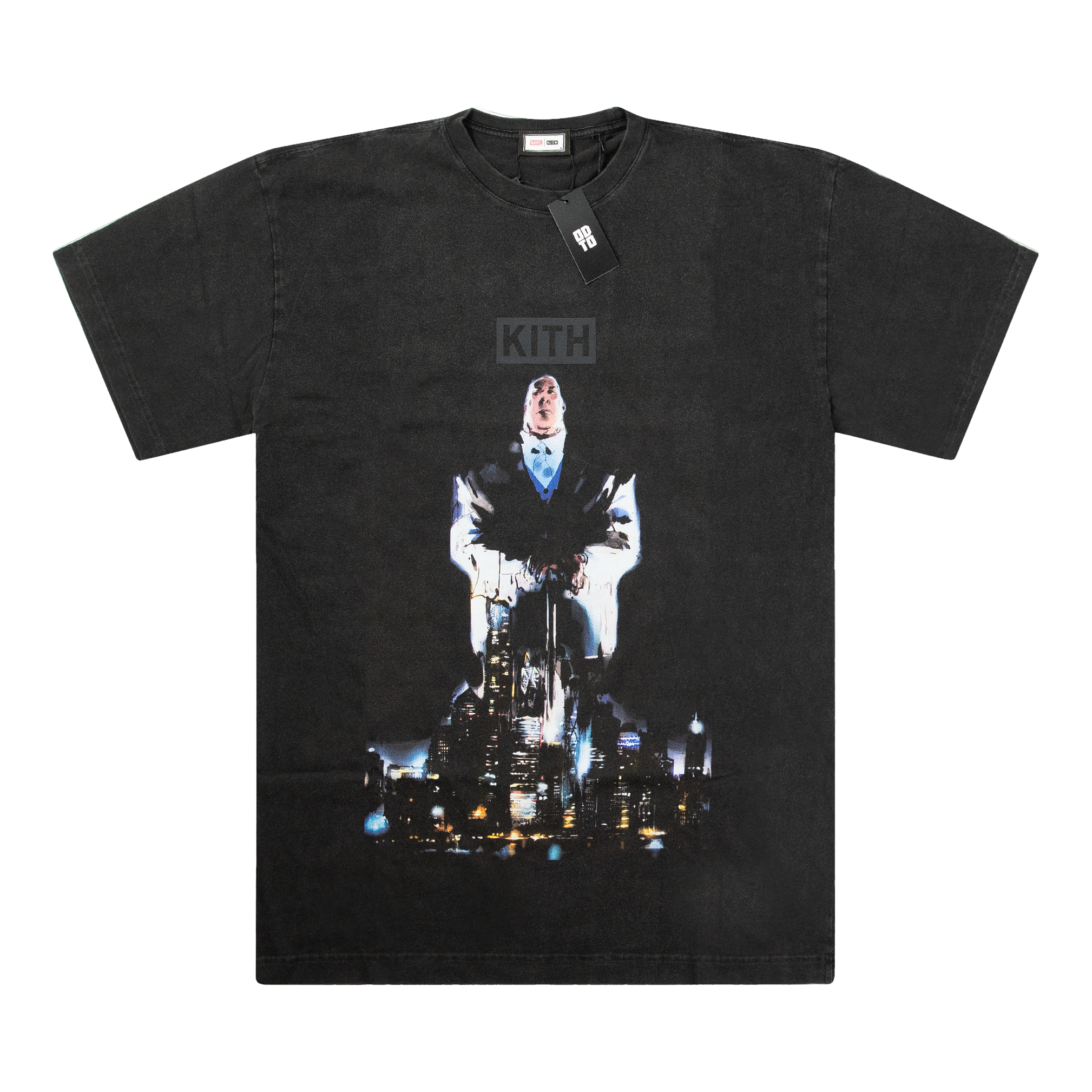 KITH MARVEL KINGPIN VINTAGE TEE BLACK