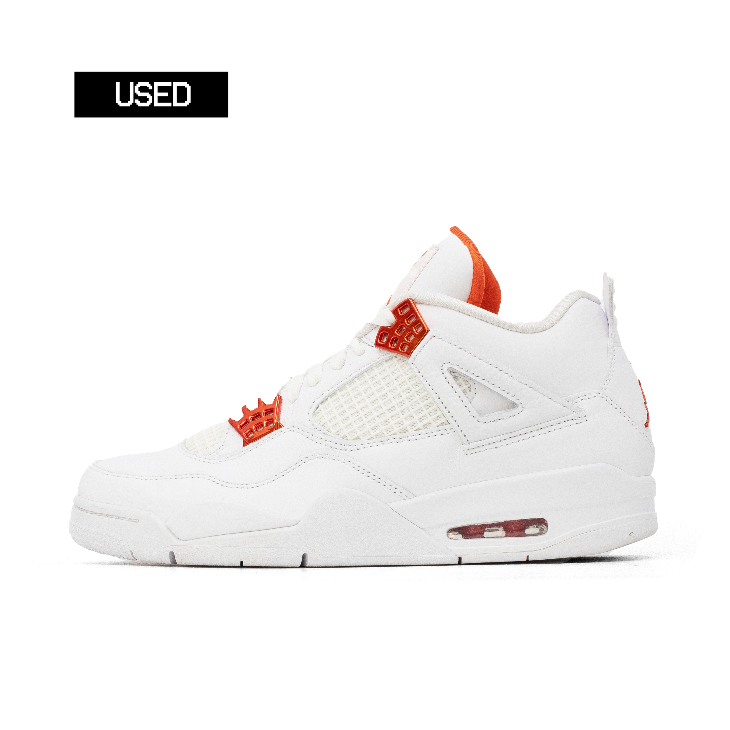 AIR JORDAN 4 METALLIC ORANGE [USED - SIZE 10]