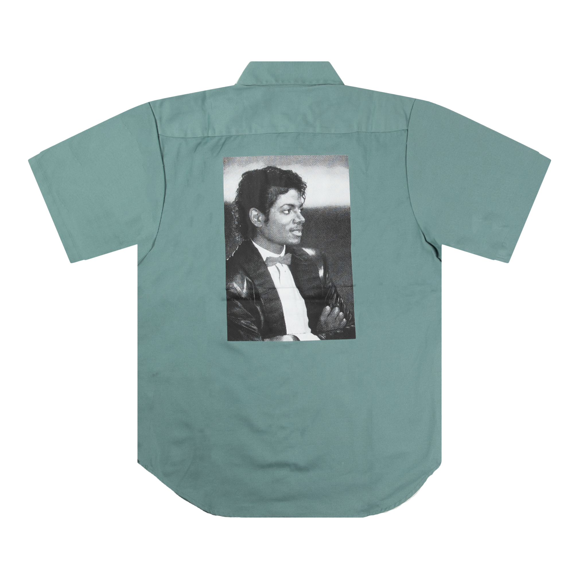 SUPREME MICHAEL JACKSON S/S WORK SHIRT GREEN