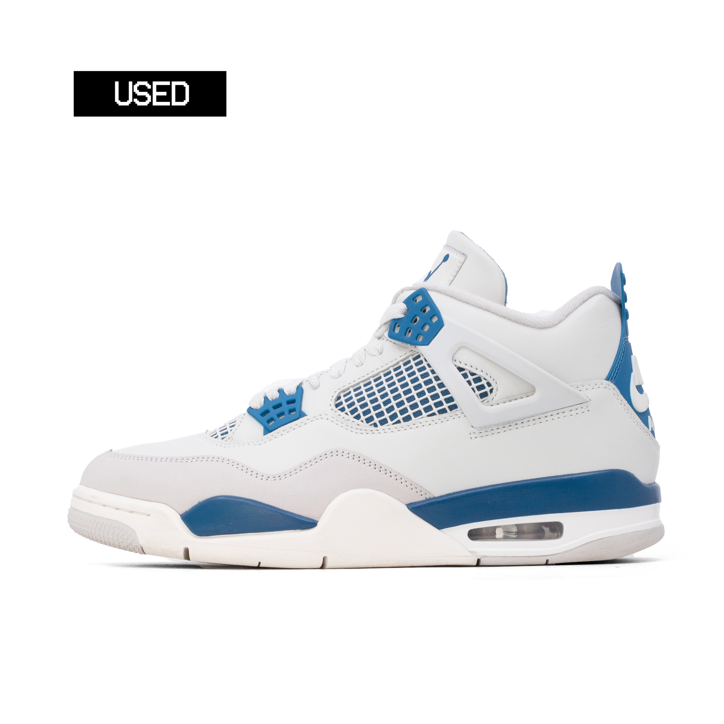 AIR JORDAN 4 MILITARY BLUE [USED - SIZE 9.5]