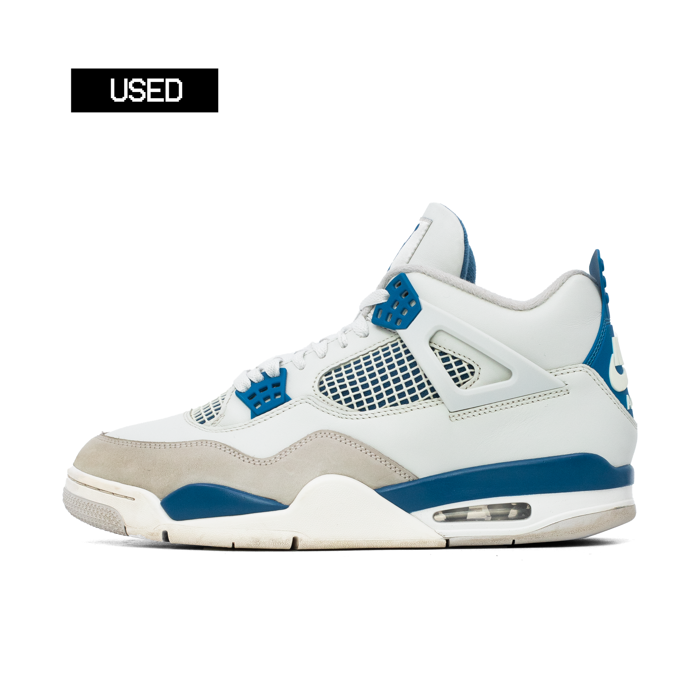 AIR JORDAN 4 MILITARY BLUE [USED - SIZE 10.5]