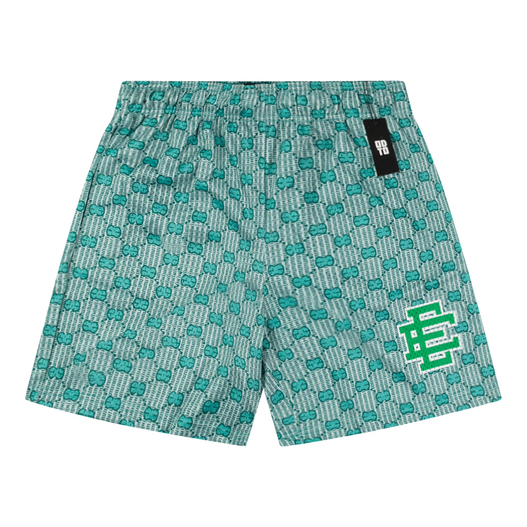 ERIC EMANUEL EE BASIC SHORT MONOGRAM GREEN