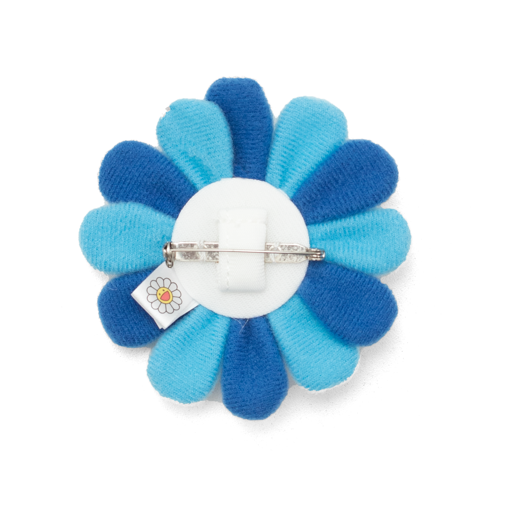 TAKASHI MURAKAMI FLOWER PLUSH PIN BLUE/WHITE