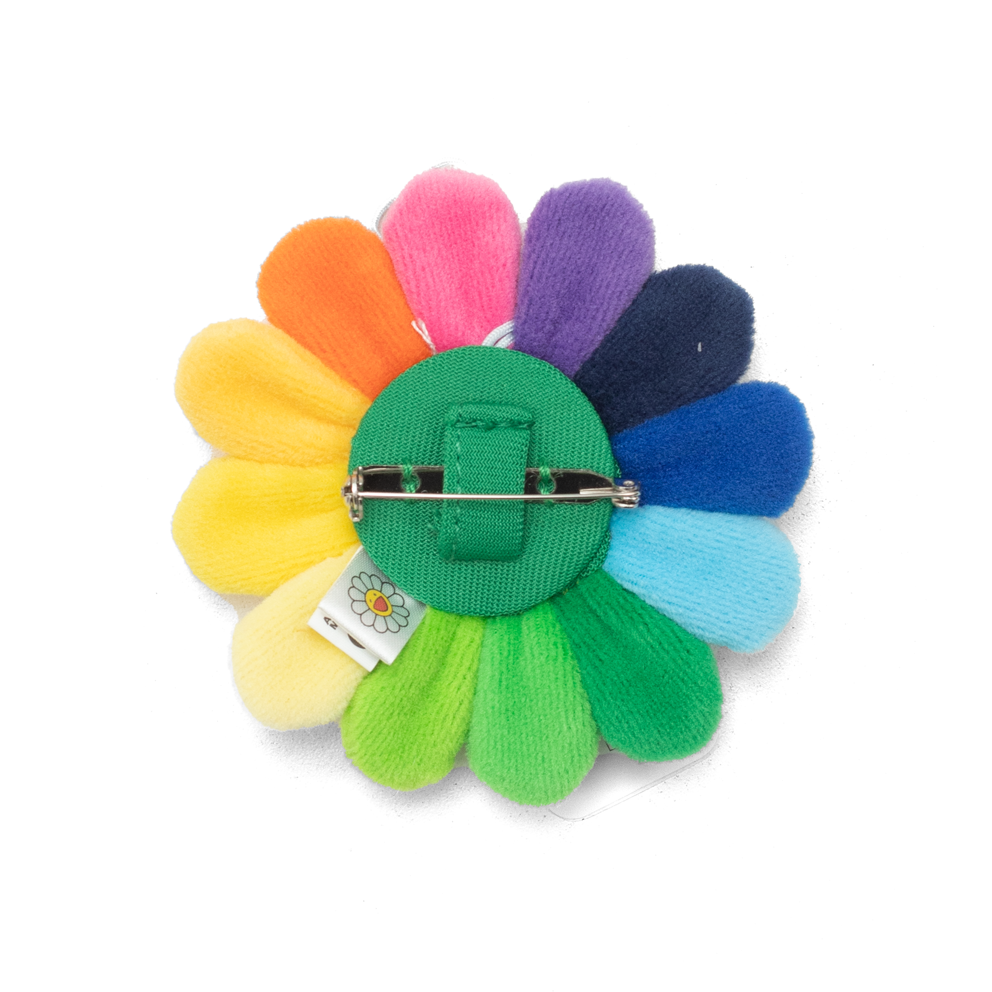 TAKASHI MURAKAMI FLOWER PLUSH PIN RAINBOW/YELLOW