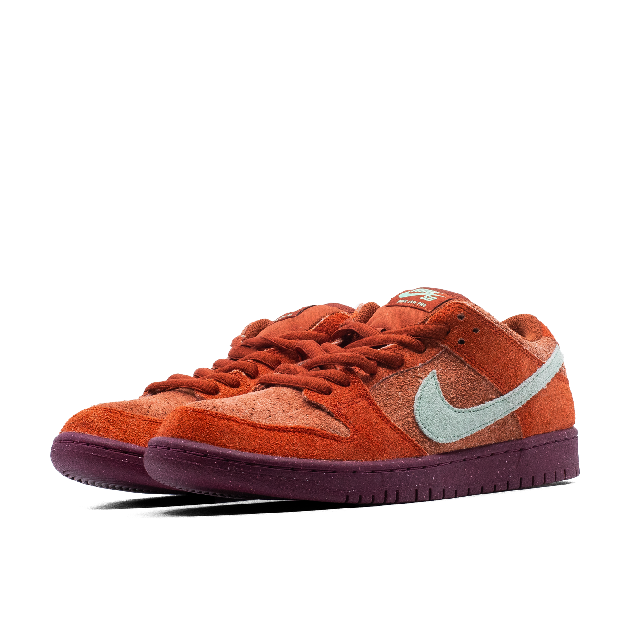 NIKE DUNK LOW SB MYSTIC RED ROSEWOOD