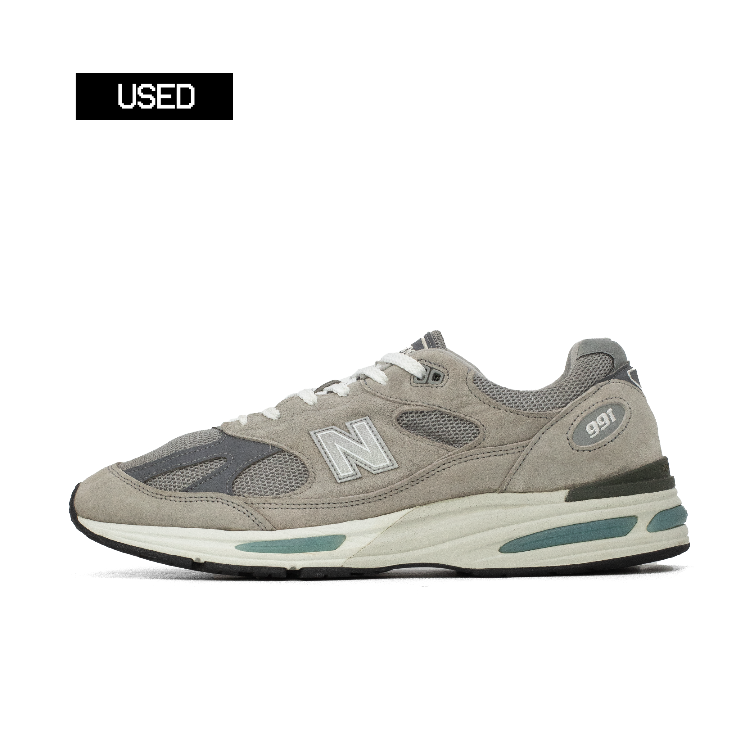 NEW BALANCE 991V2 MADE IN UK GREY [USED - SIZE 12]