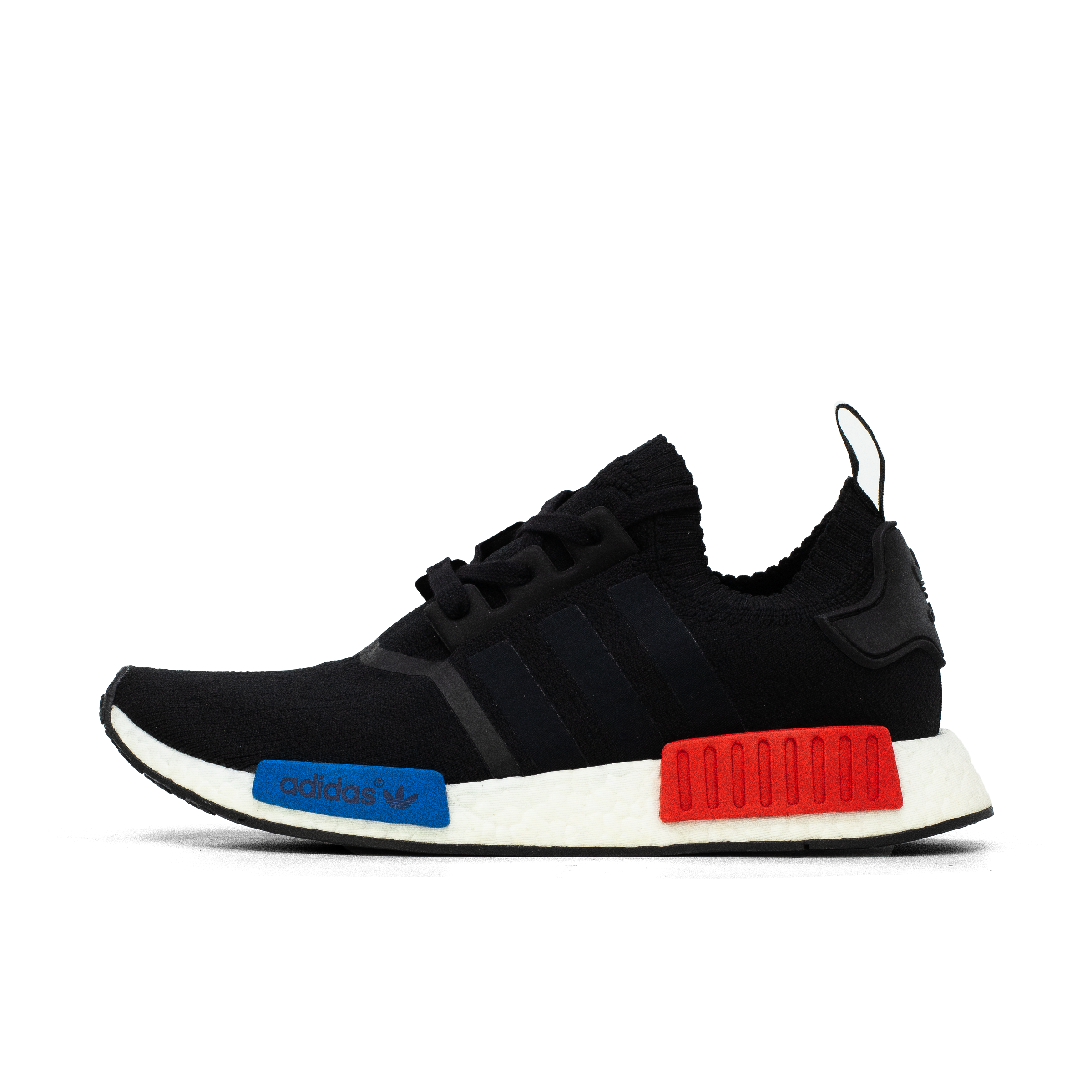 ADIDAS NMD R1 CORE BLACK LUSH RED