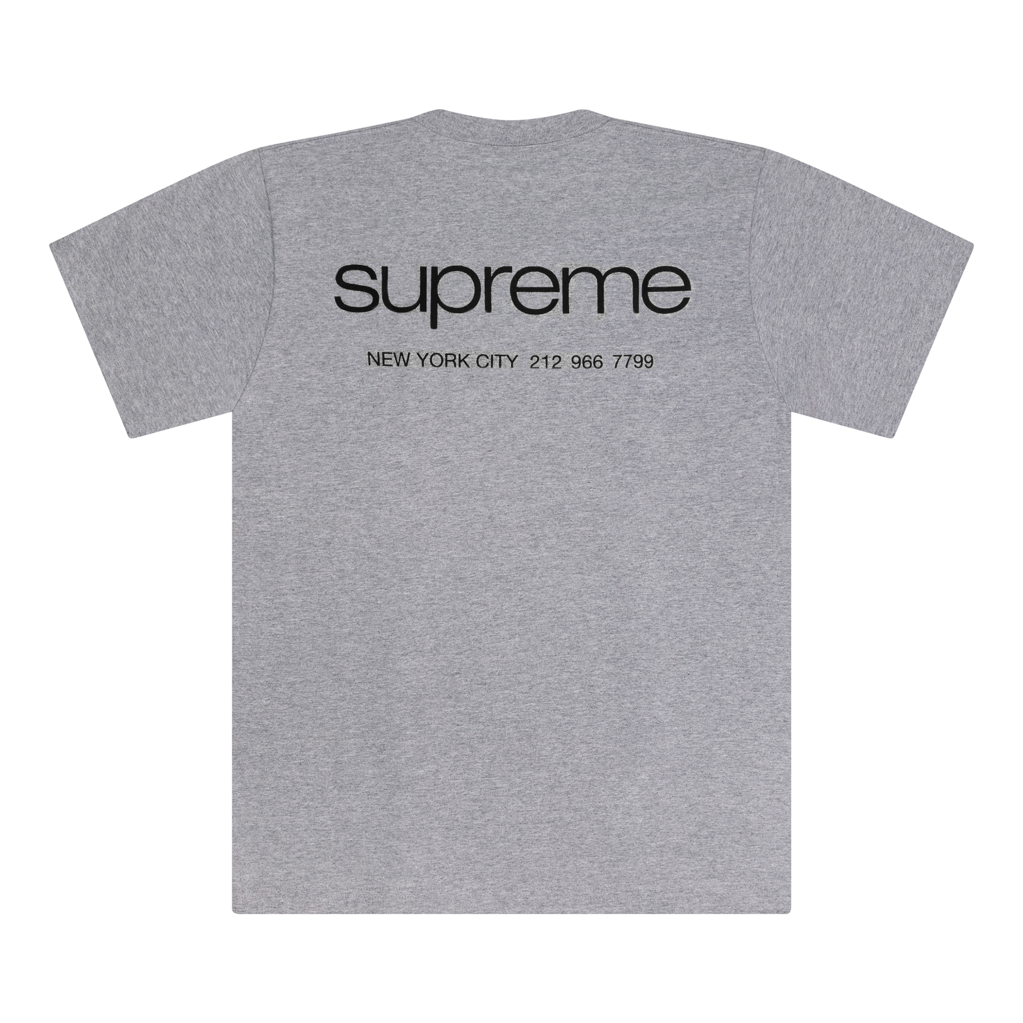 SUPREME NYC 灰色 T 恤