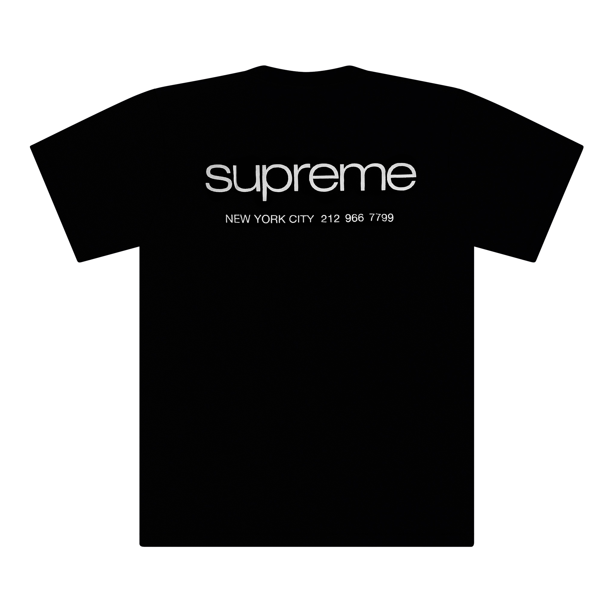 SUPREME NYC 黑色 T 恤