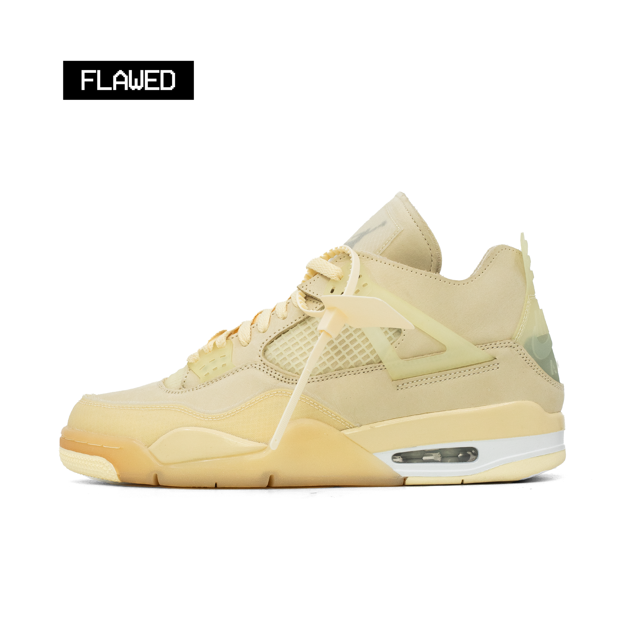 AIR JORDAN 4 WMNS OFF-WHITE SAIL [FLAWED - SIZE 11.5W]