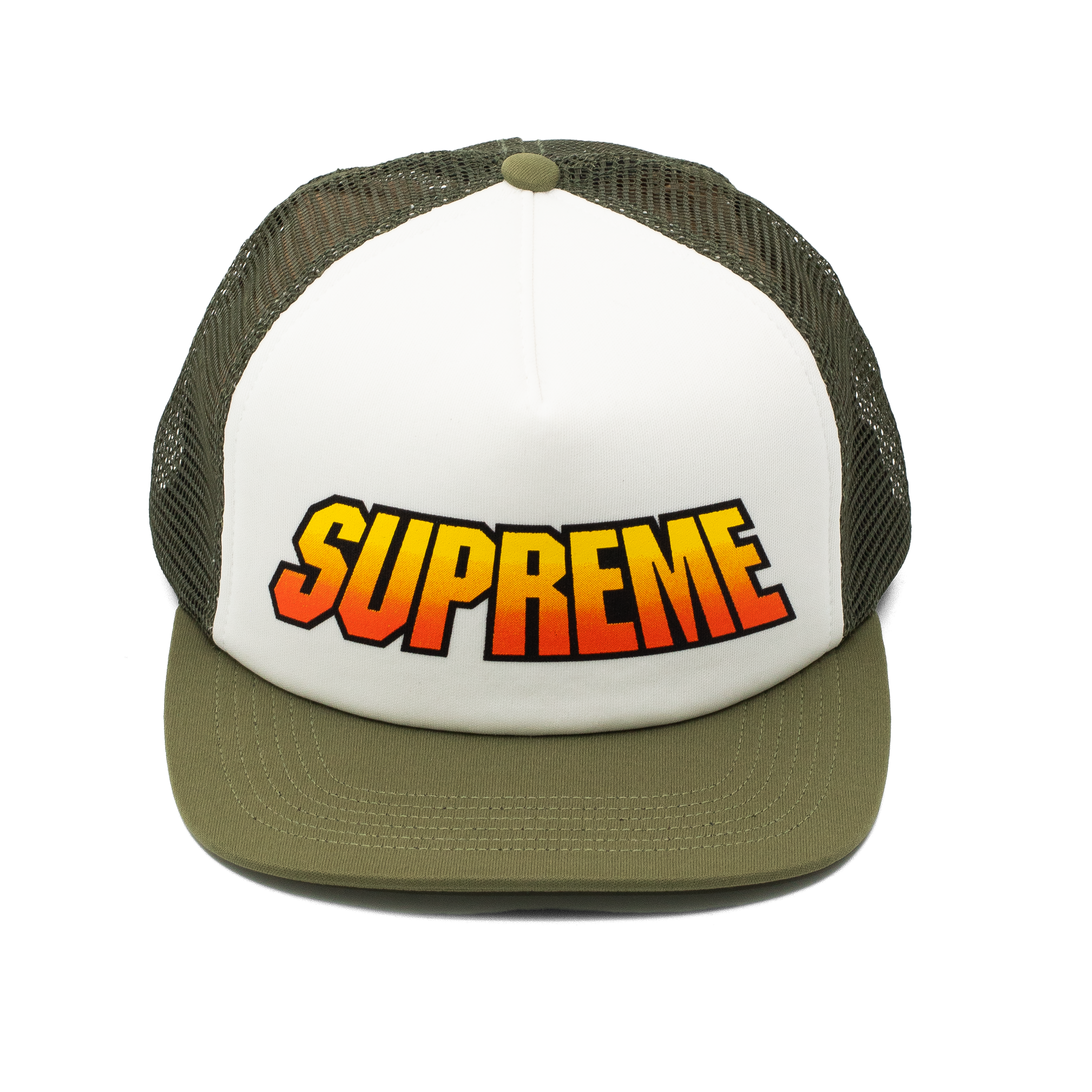 SUPREME GRADIENT MESH BACK 5-PANEL OLIVE