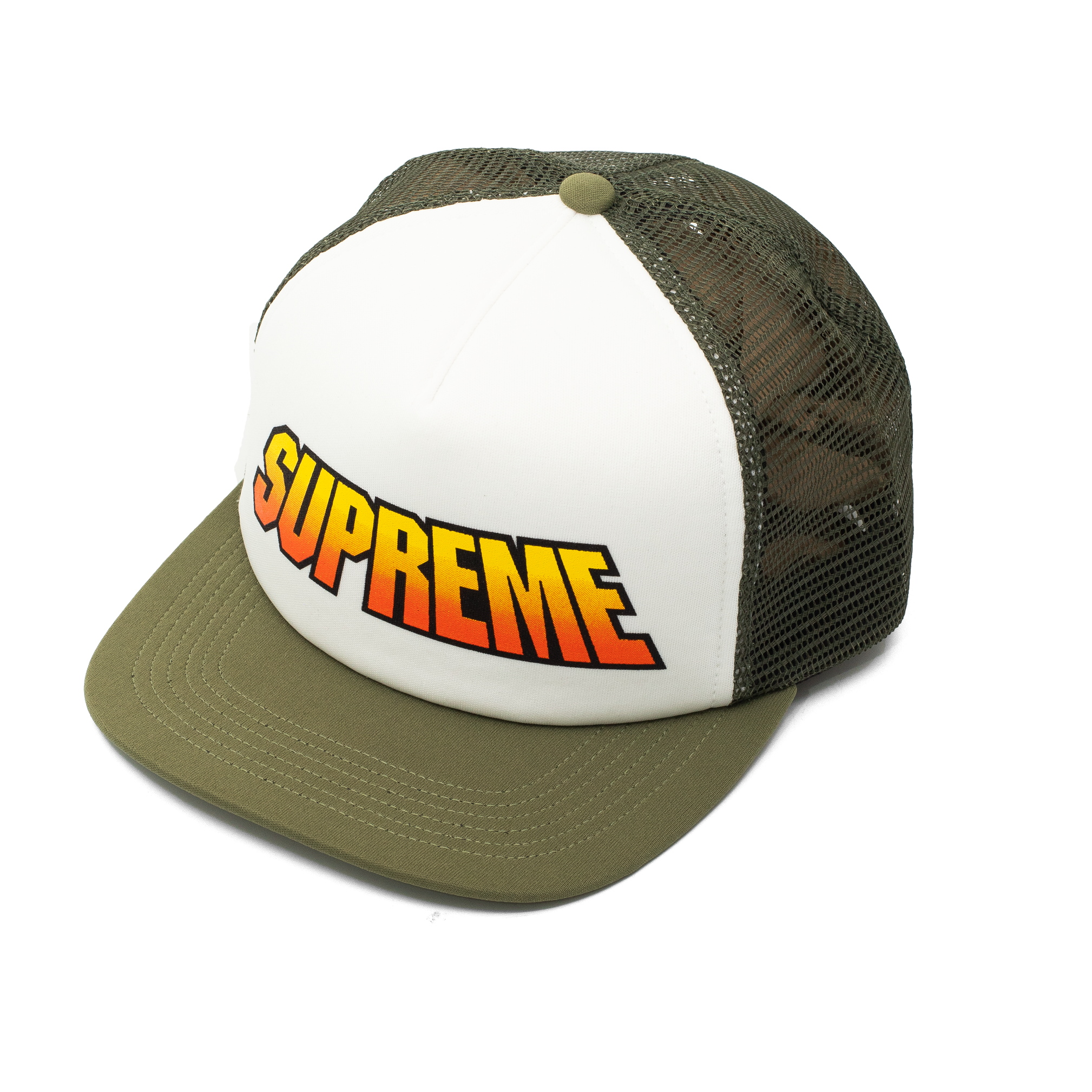 SUPREME GRADIENT MESH BACK 5-PANEL OLIVE