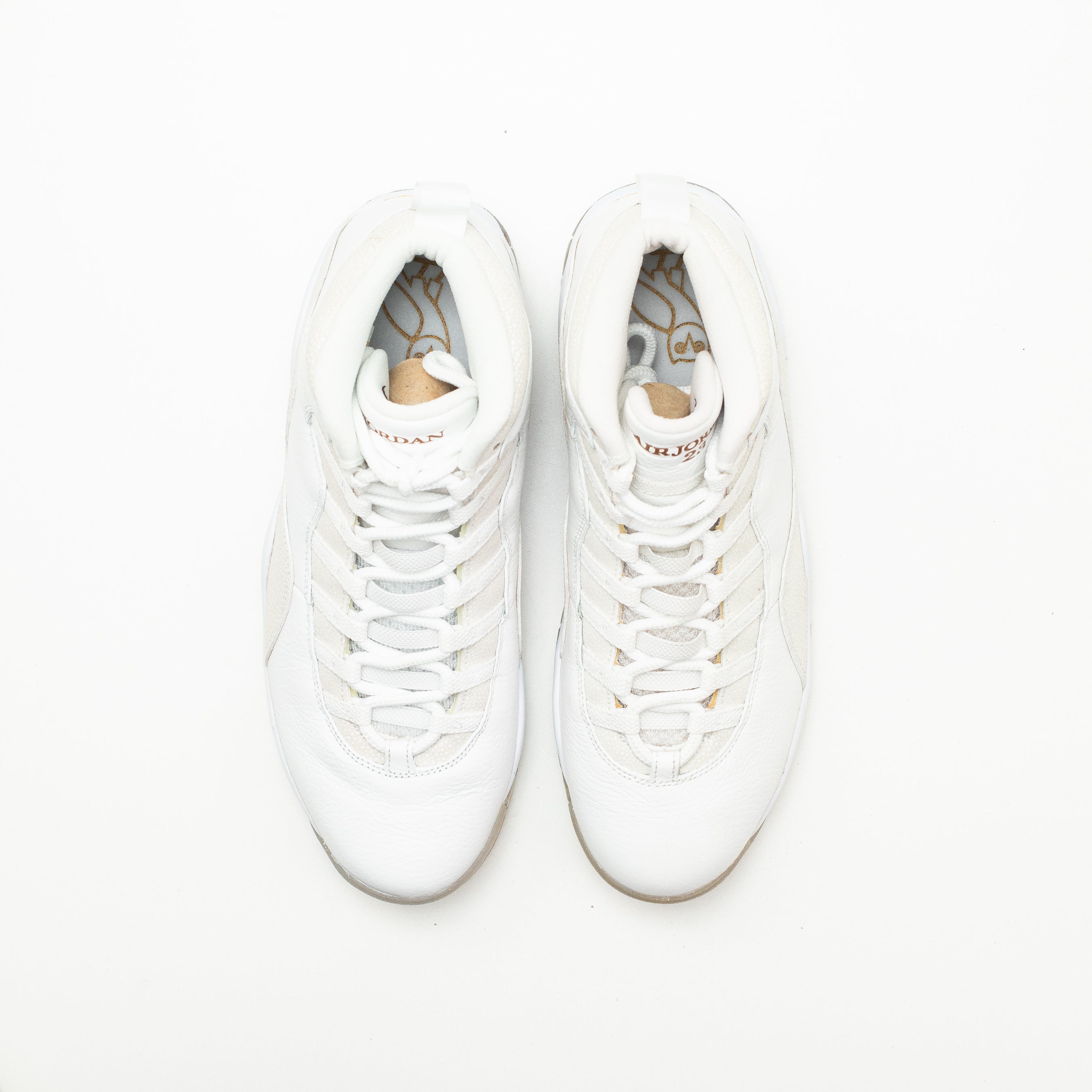 AIR JORDAN 10 OVO WHITE [FLAWED - SIZE 11.5]