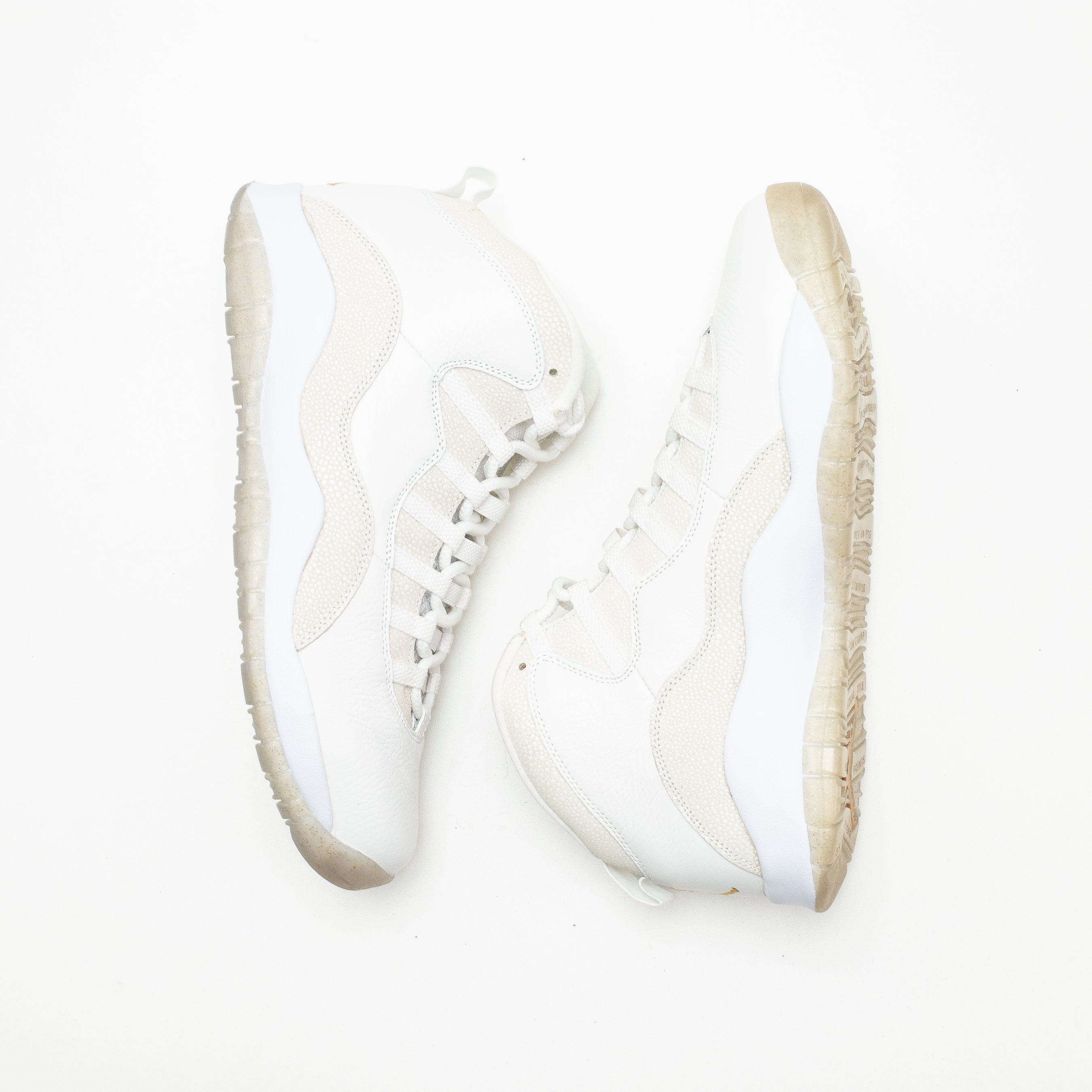 AIR JORDAN 10 OVO WHITE [FLAWED - SIZE 11.5]