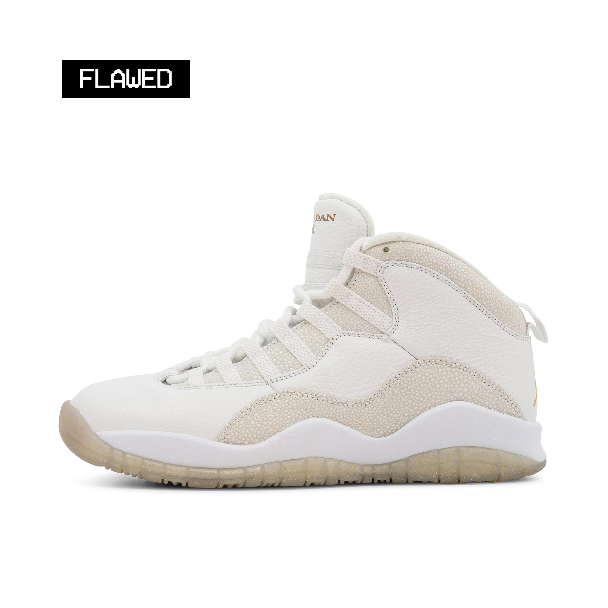 AIR JORDAN 10 OVO WHITE [FLAWED - SIZE 11.5]
