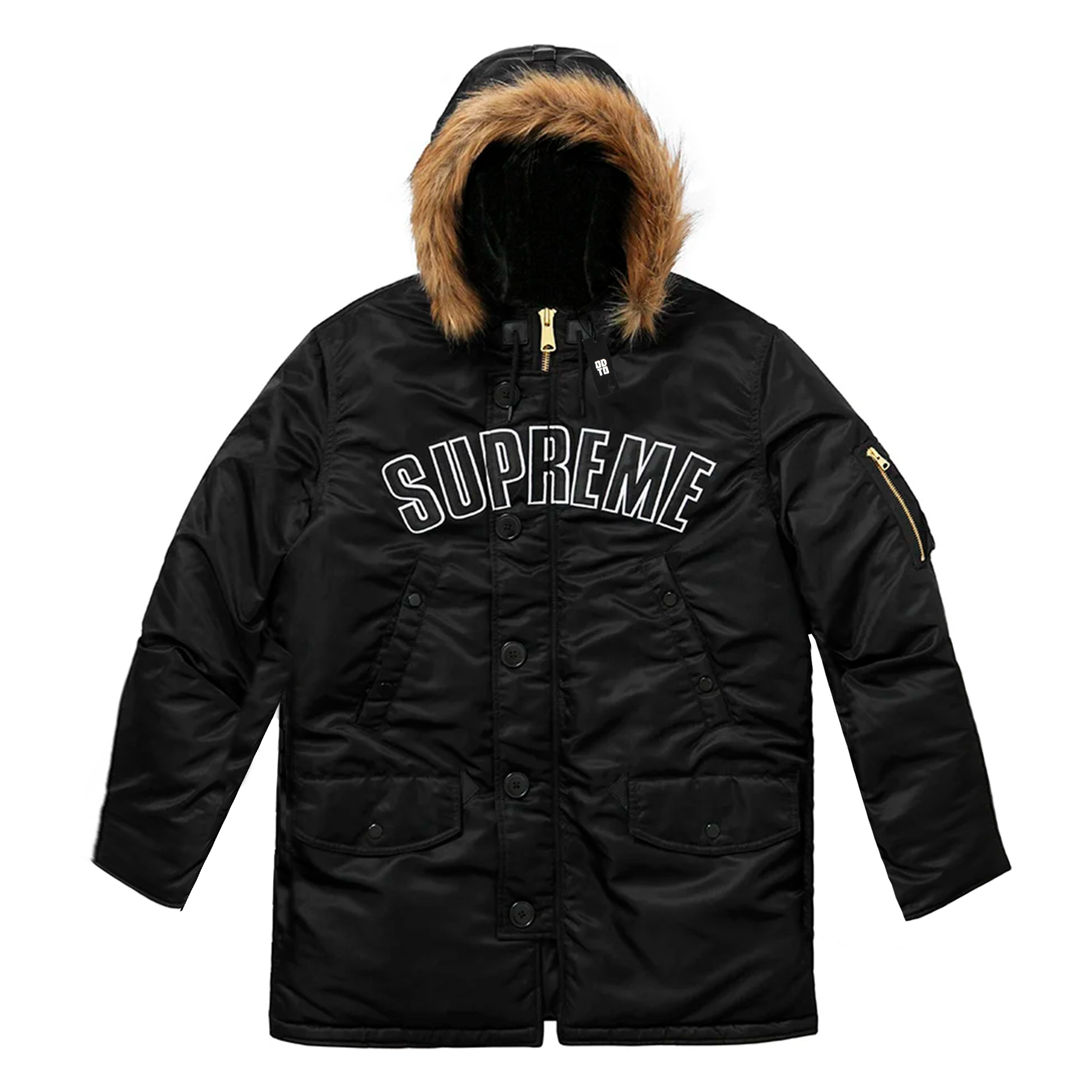 SUPREME ARC LOGO N3B PARKA BLACK