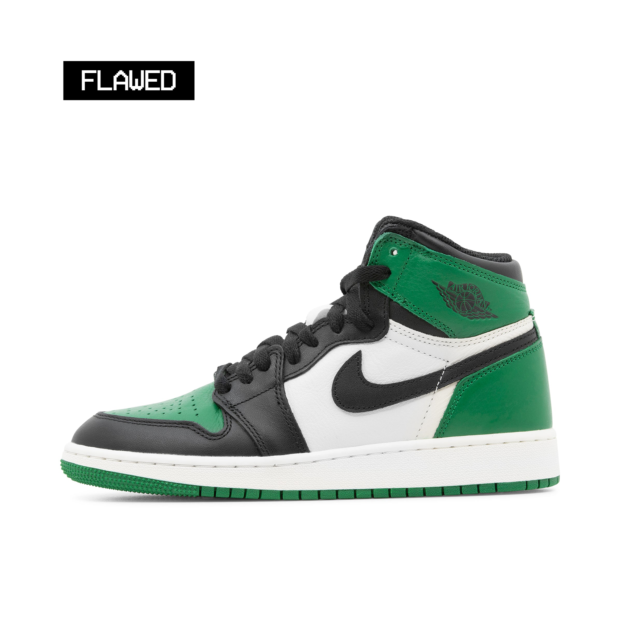 AIR JORDAN 1 HIGH GS PINE GREEN [FLAWED - SIZE 5Y]