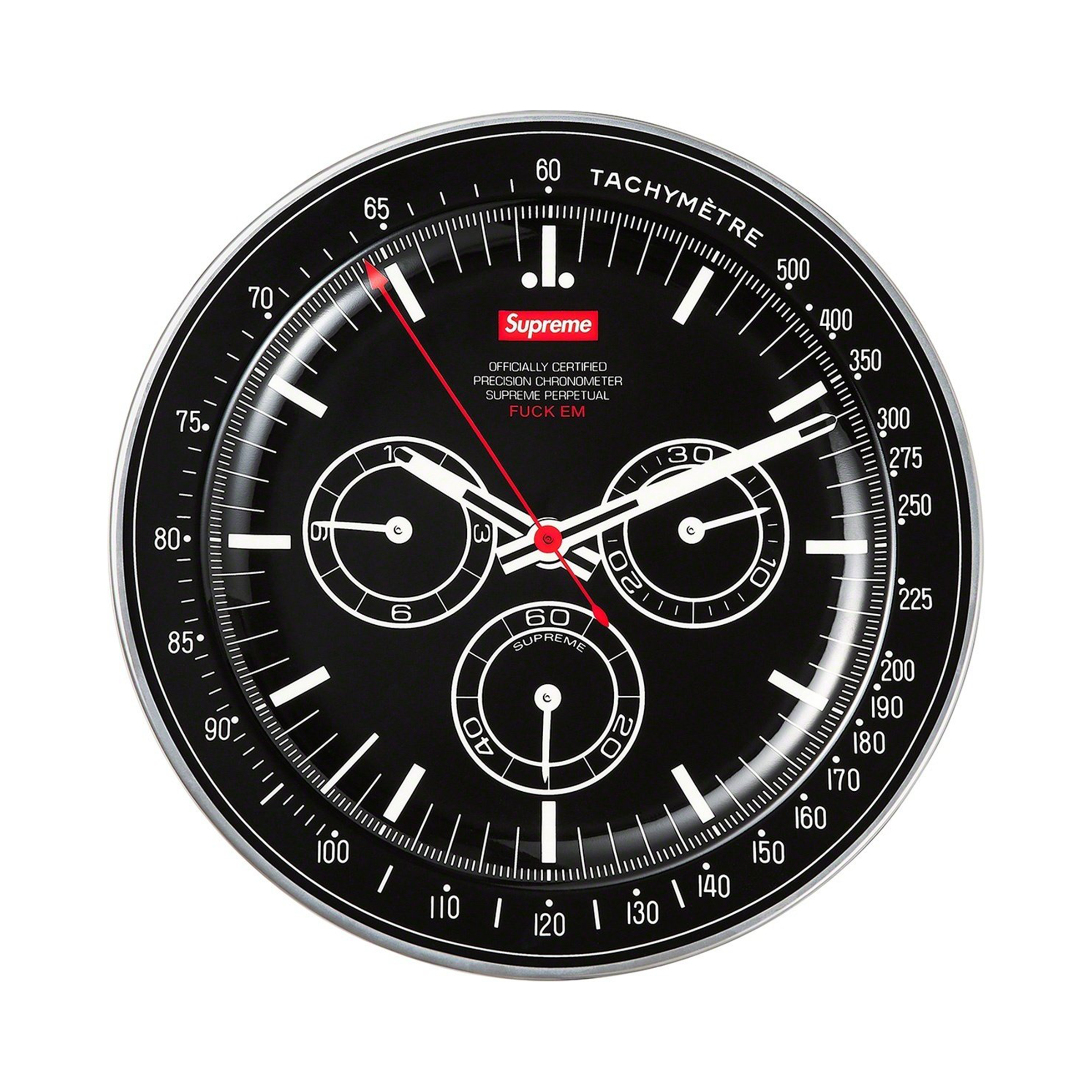 SUPREME WATCH PLATE BLACK