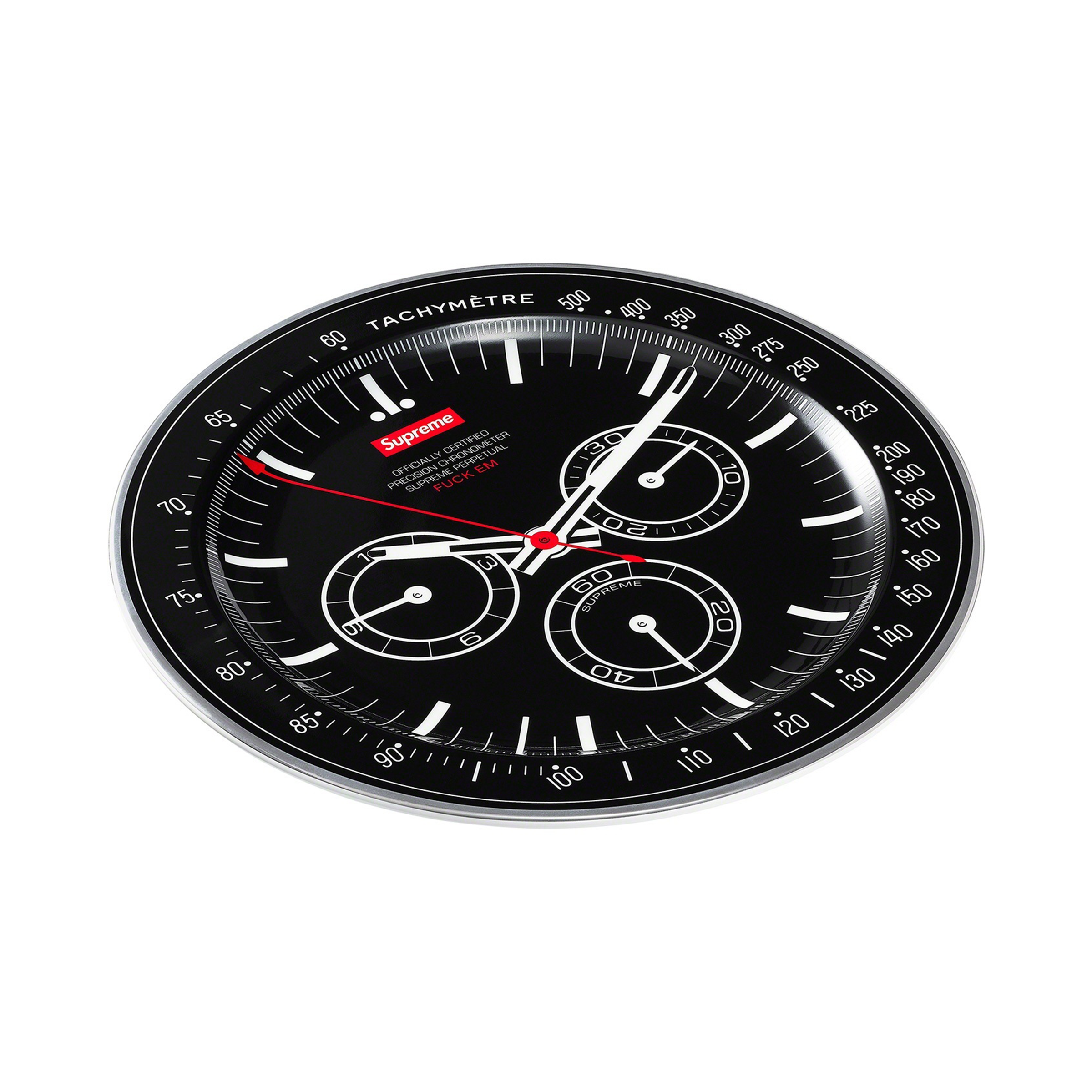 SUPREME WATCH PLATE BLACK