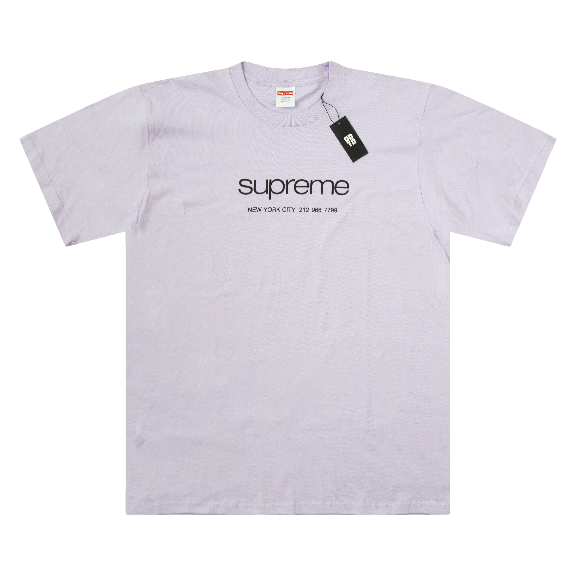 SUPREME SHOP TEE LIGHT PURPLE