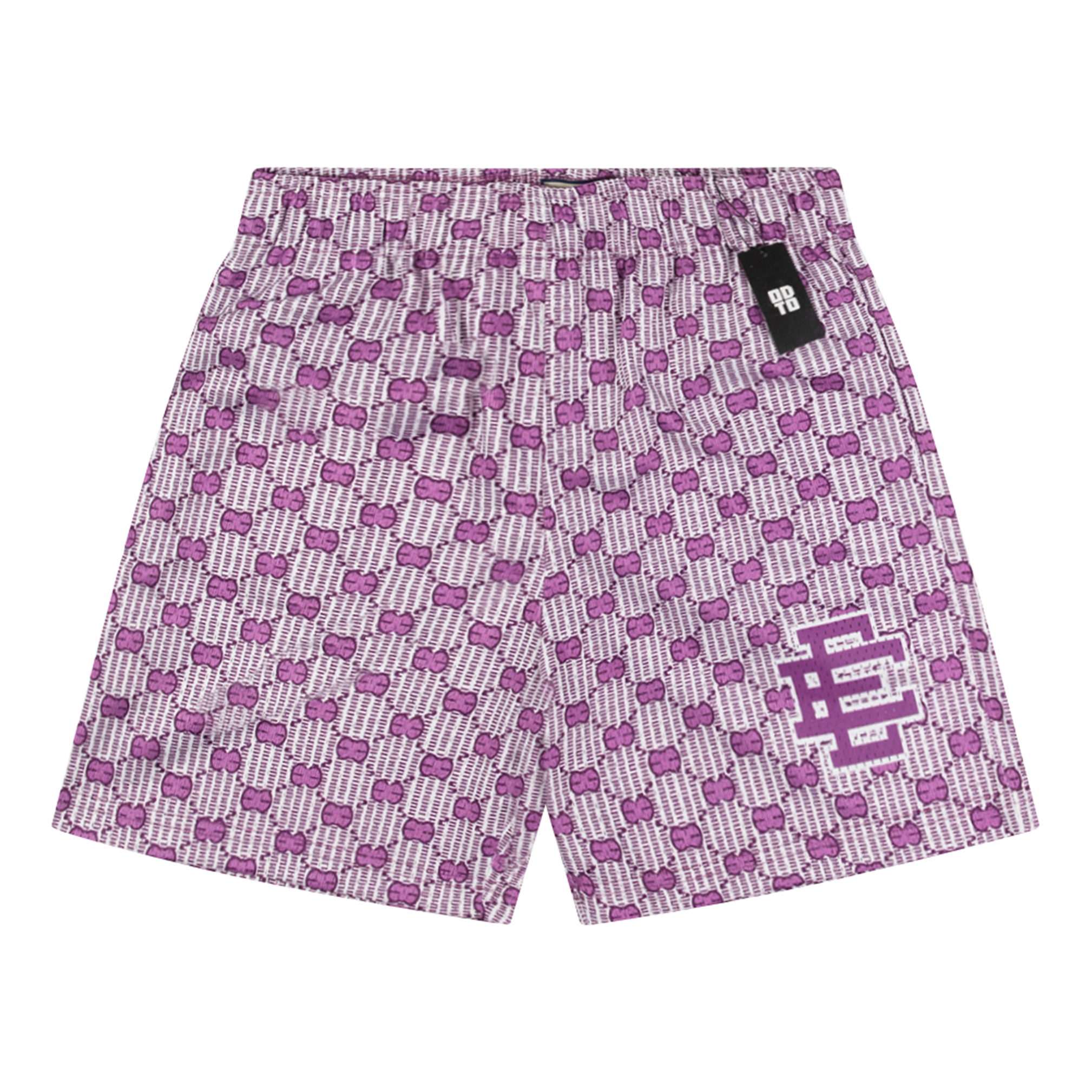 ERIC EMANUEL EE BASIC SHORT MONOGRAM PURPLE