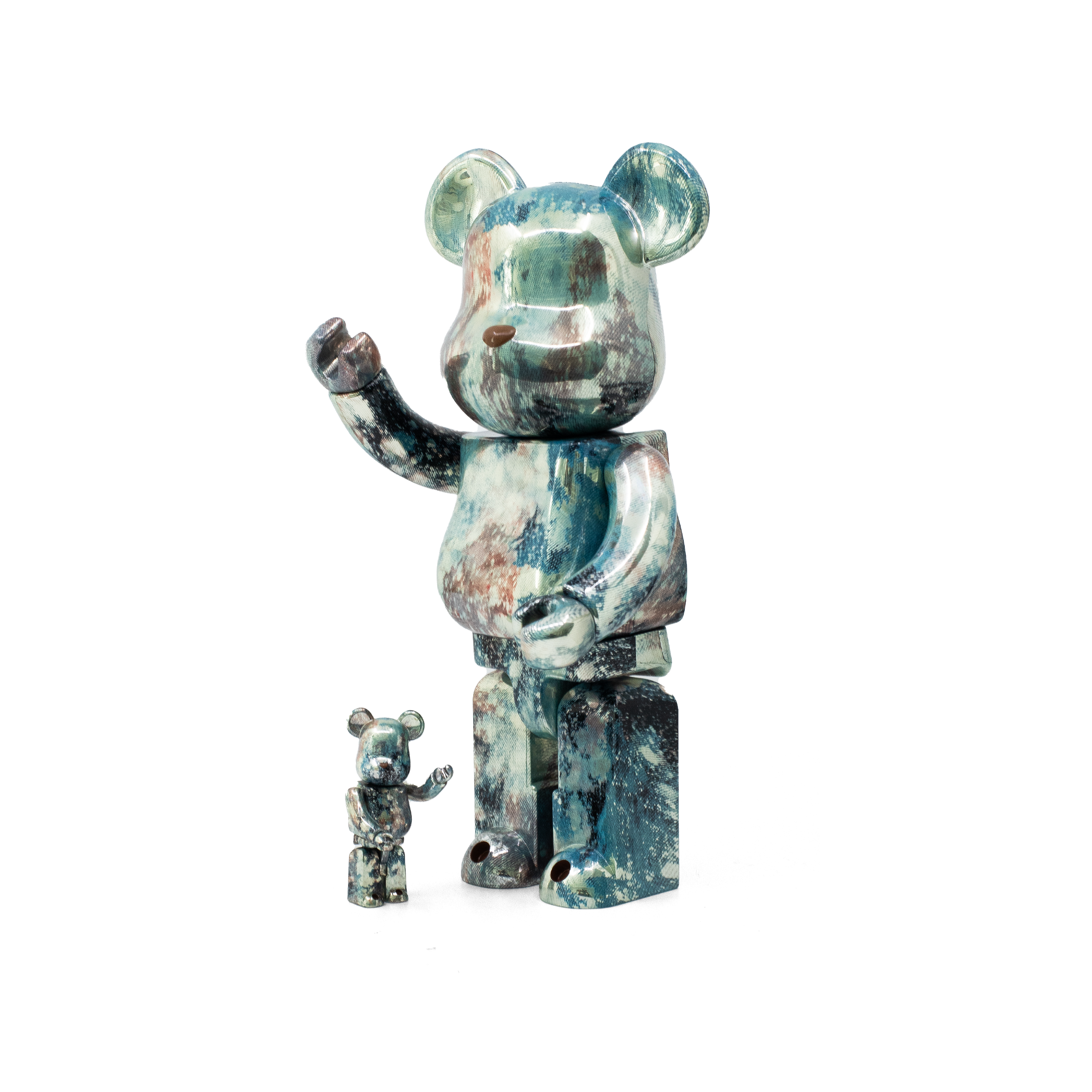 BEARBRICK PUSHEAD #5 100% & 400% SET