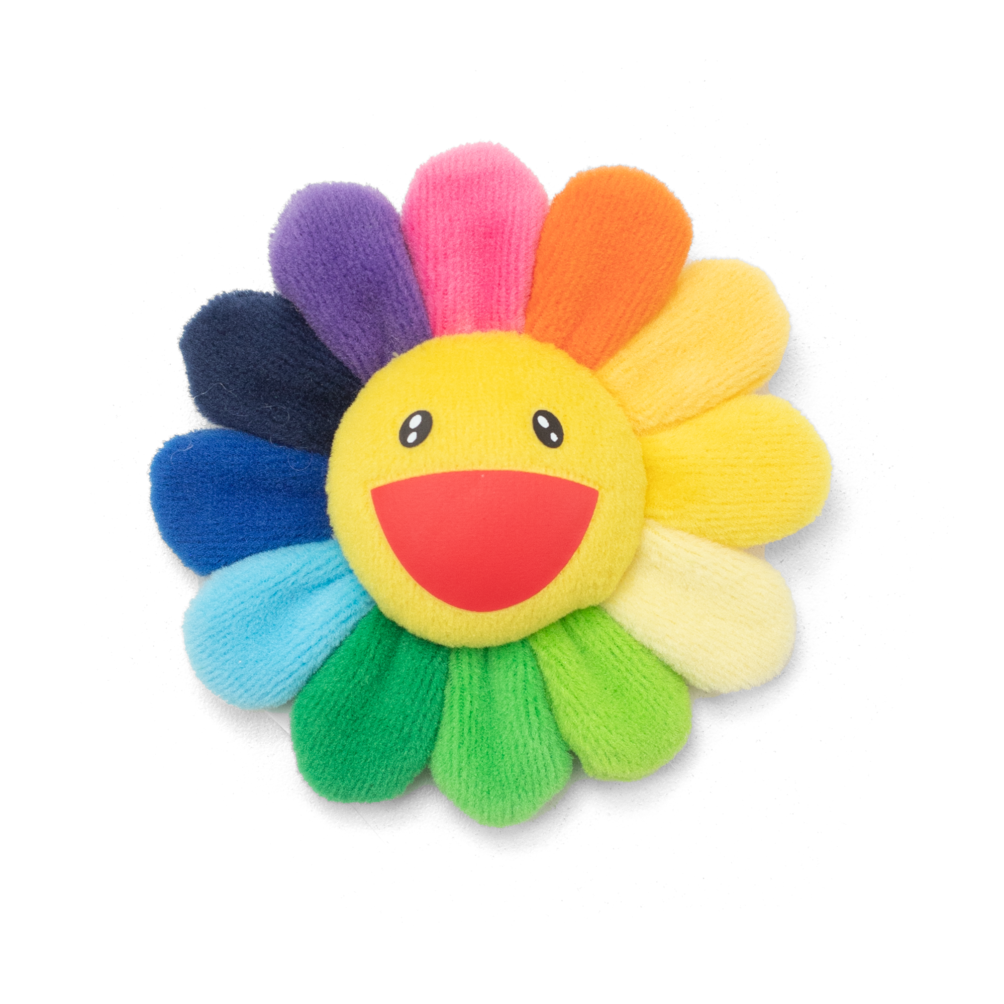 TAKASHI MURAKAMI FLOWER PLUSH PIN RAINBOW/YELLOW