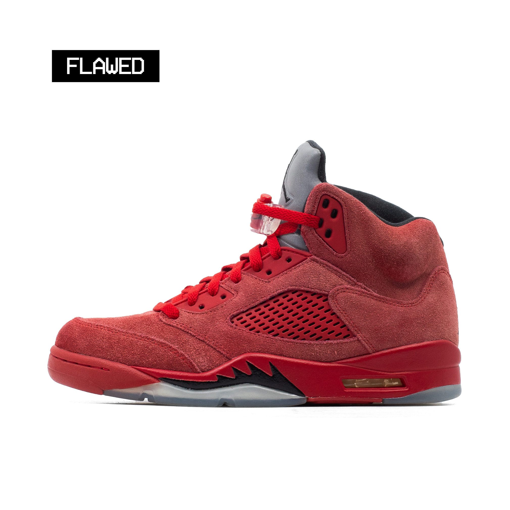 AIR JORDAN 5 RED SUEDE [FLAWED - SIZE 8.5]