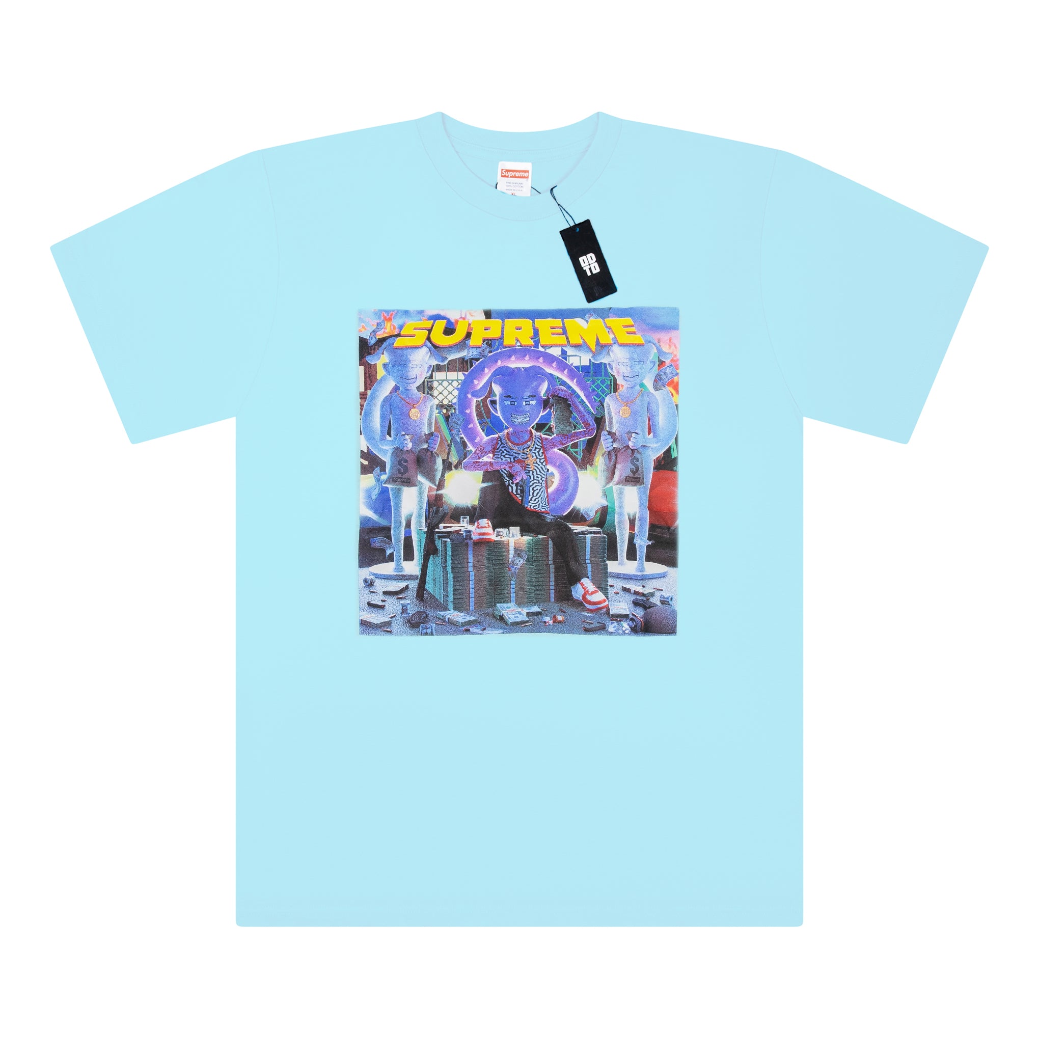 SUPREME RICHEST TEE TURQUOISE