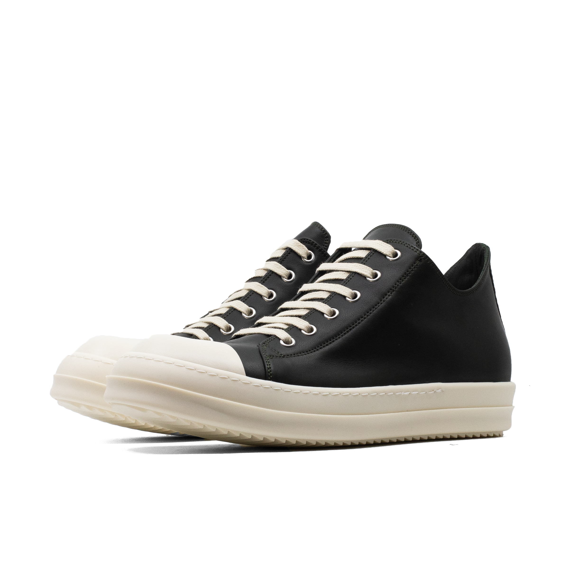 RICK OWENS PORTERVILLE LOW SNEAKERS FOREST