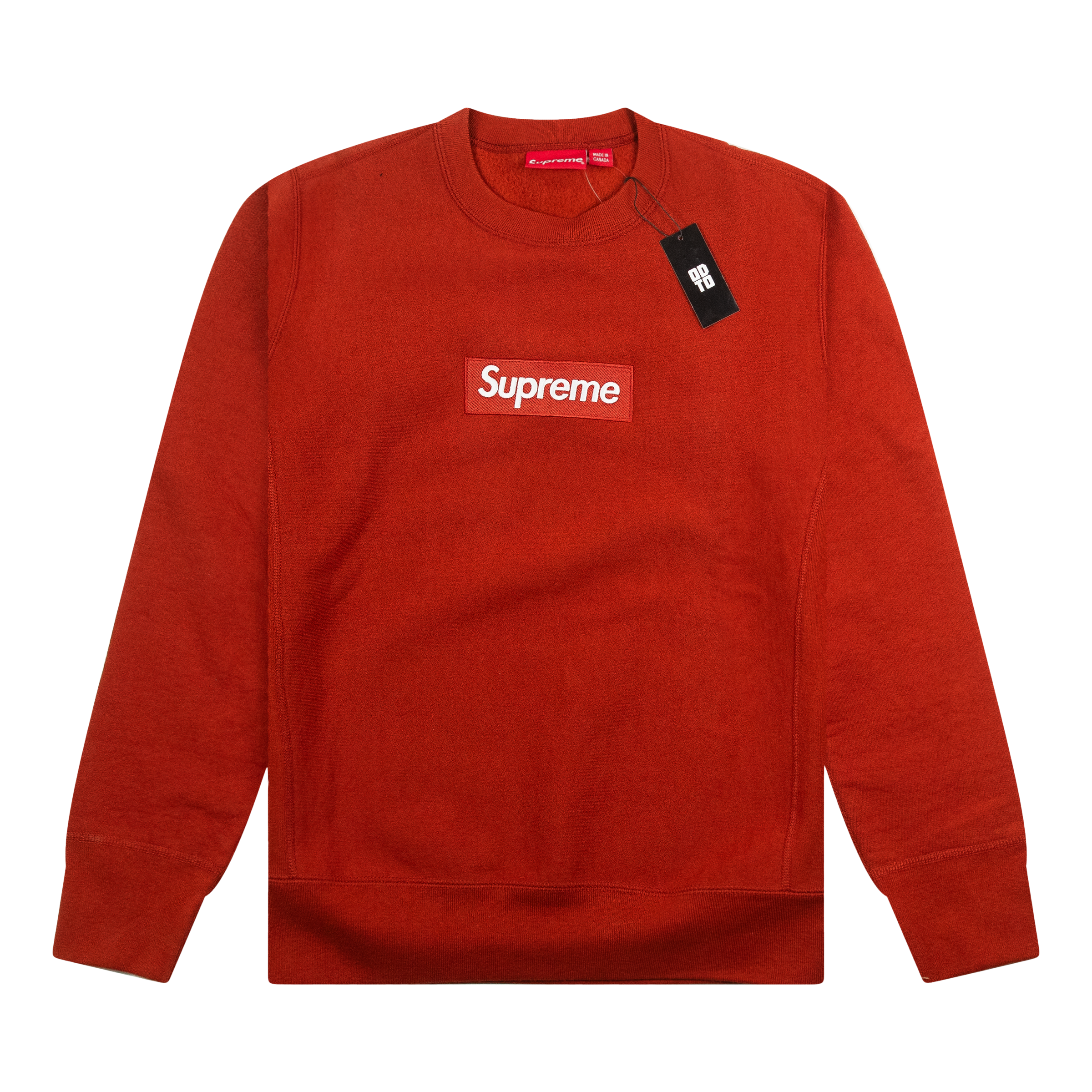 SUPREME BOX LOGO CREWNECK RUST