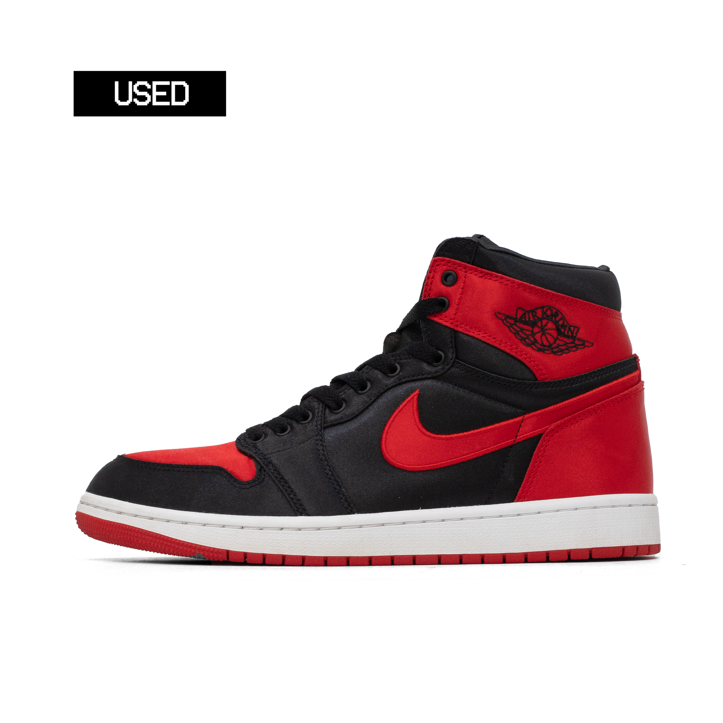 AIR JORDAN 1 HIGH WMNS SATIN BRED [USED - SIZE 11W]