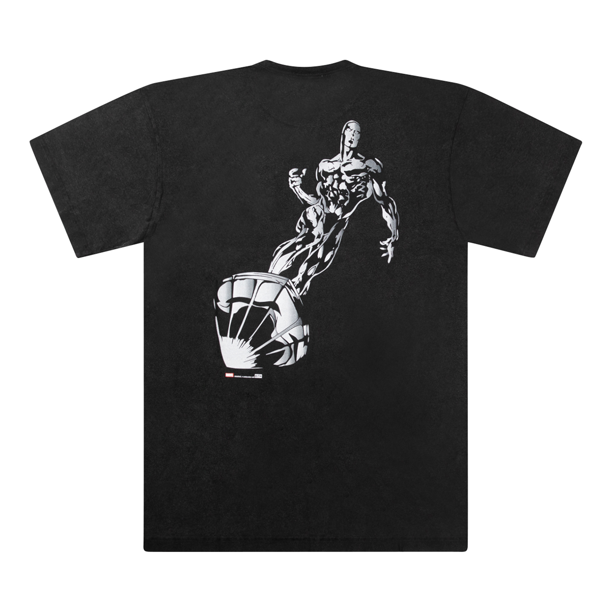 KITH MARVEL SILVER SURFER VINTAGE TEE BLACK