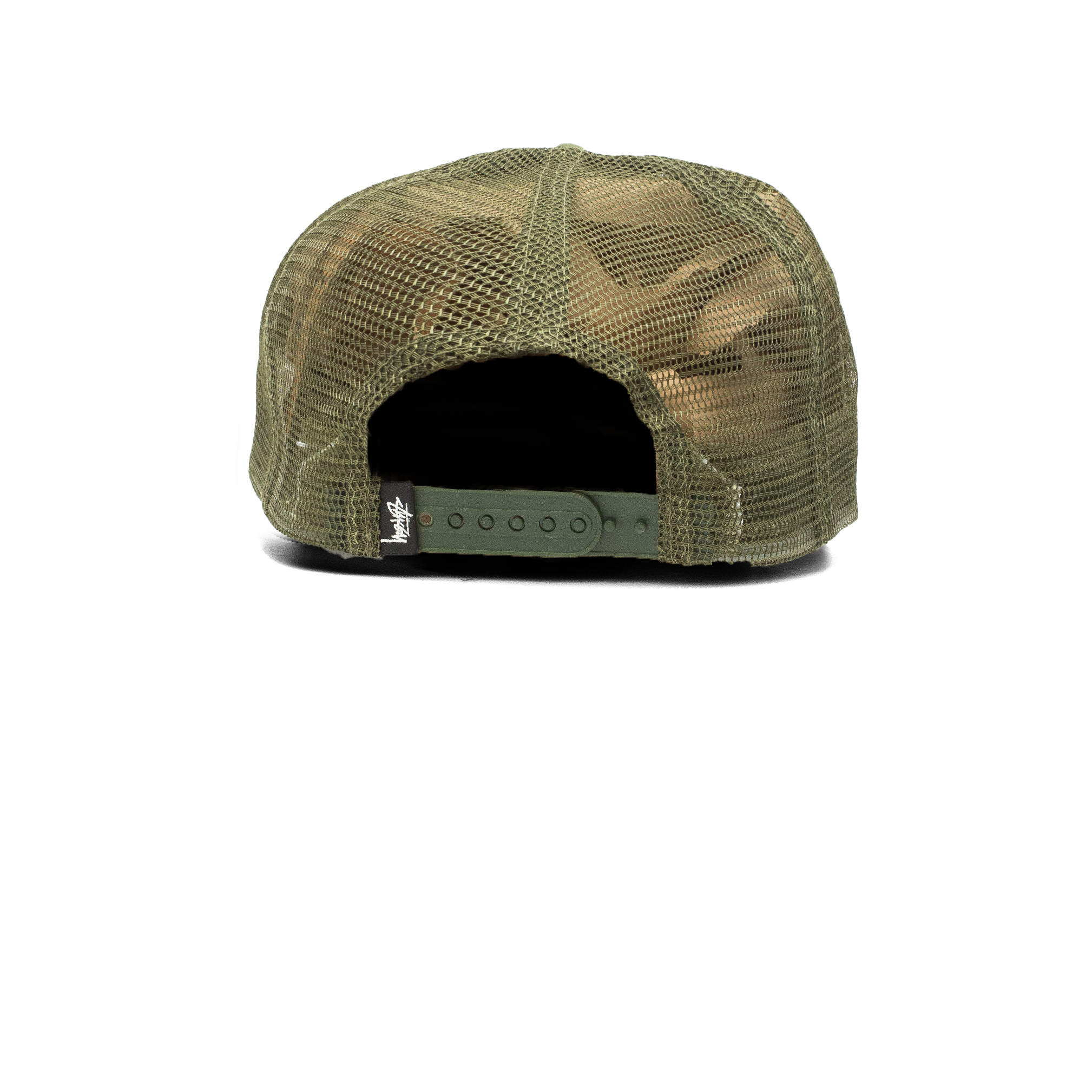 STUSSY BIG S TRUCKER CAP OLIVE