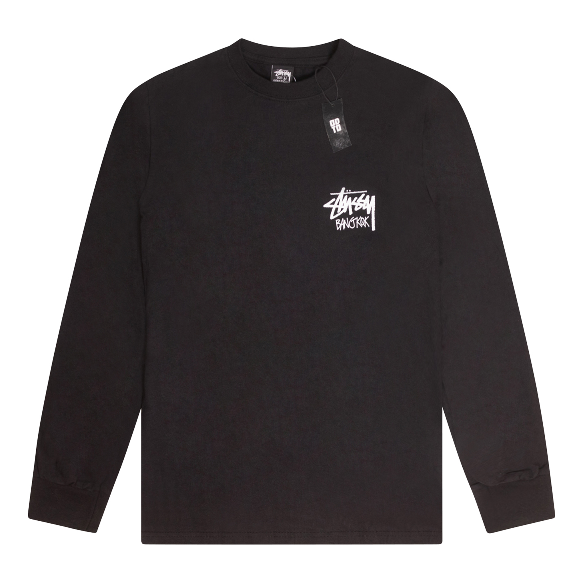 STUSSY STOCK 曼谷 L/S T 恤 黑色