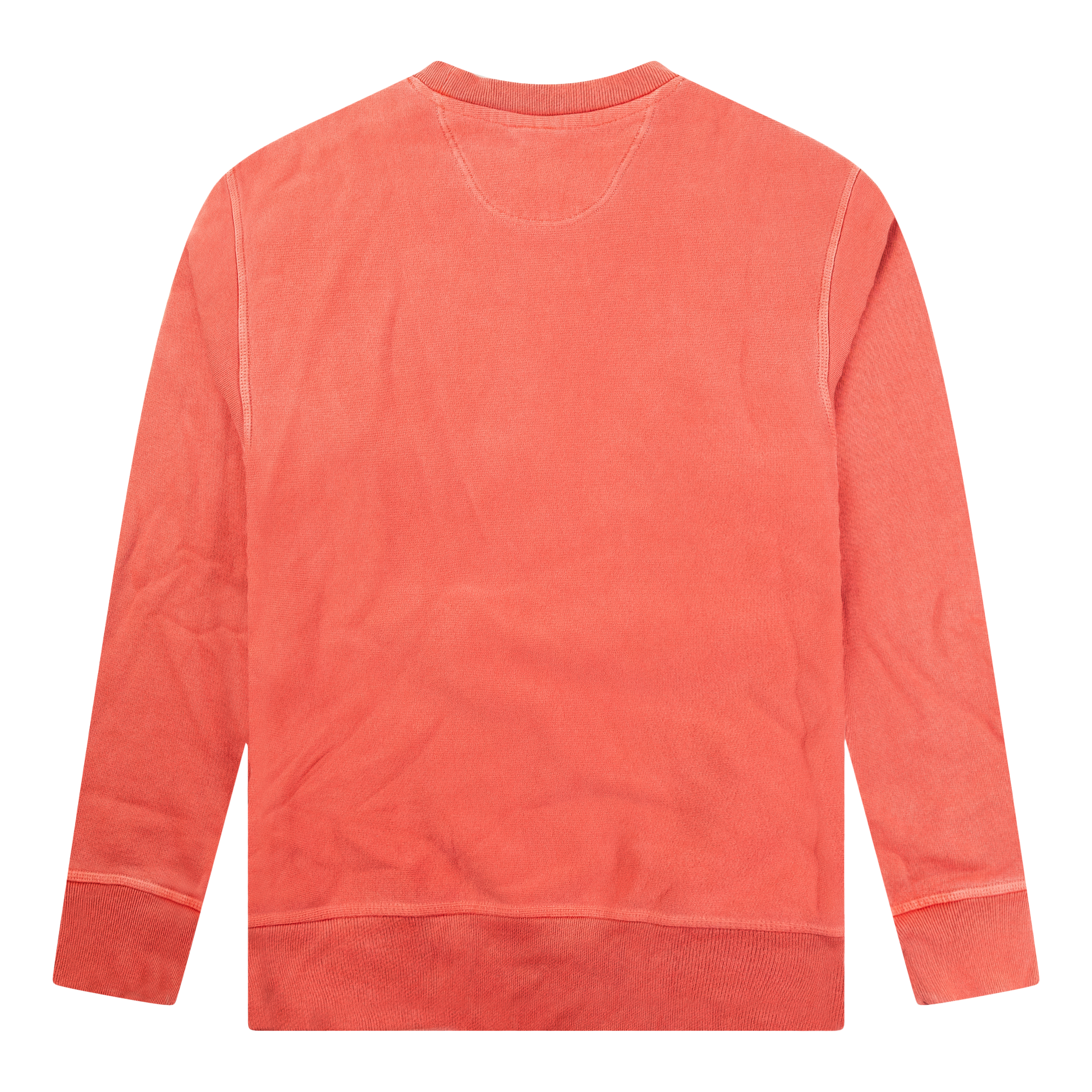 STUSSY SMOOTH STOCK PIGMENT DYED CREWNECK GUAVA