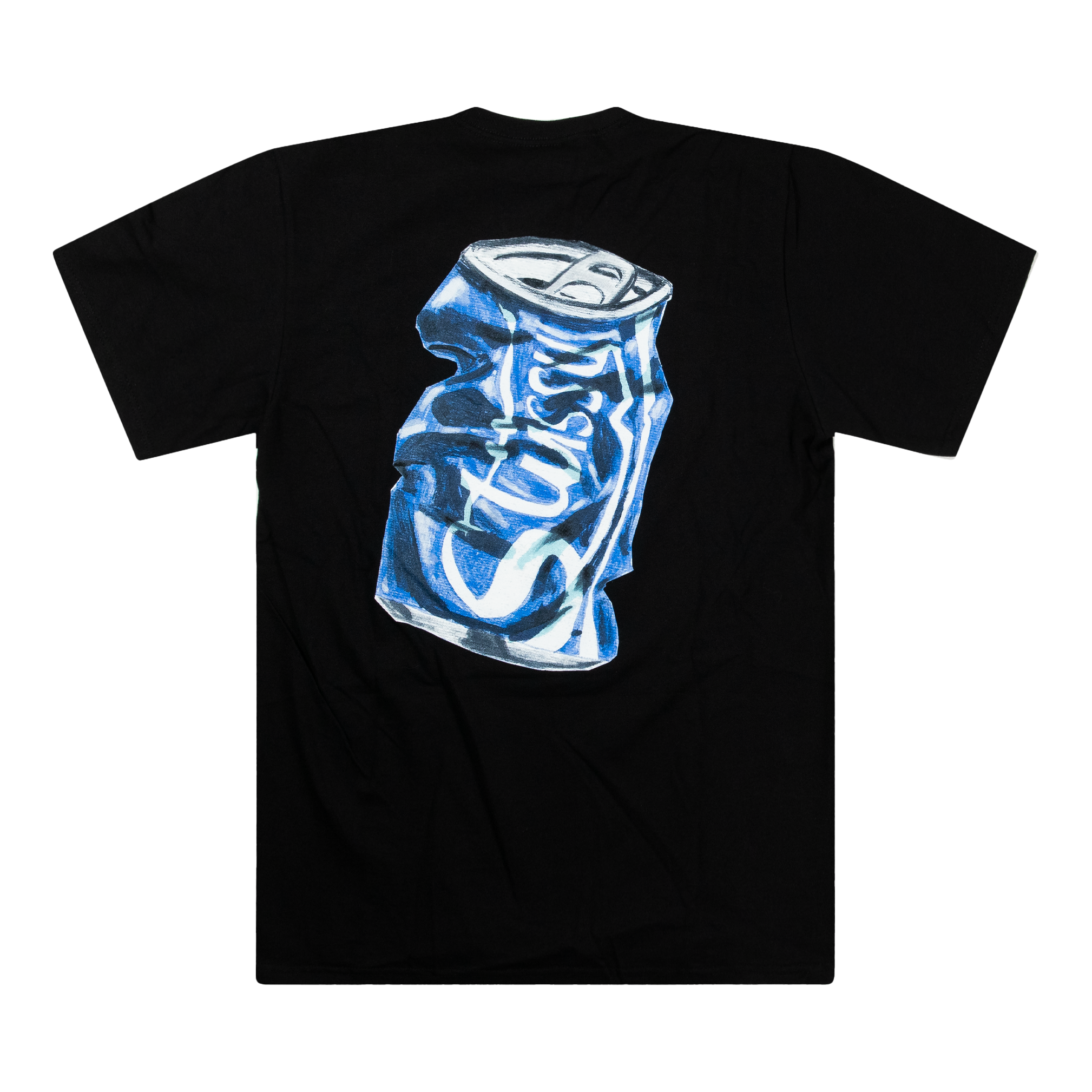 STUSSY SODA CAN TEE BLACK