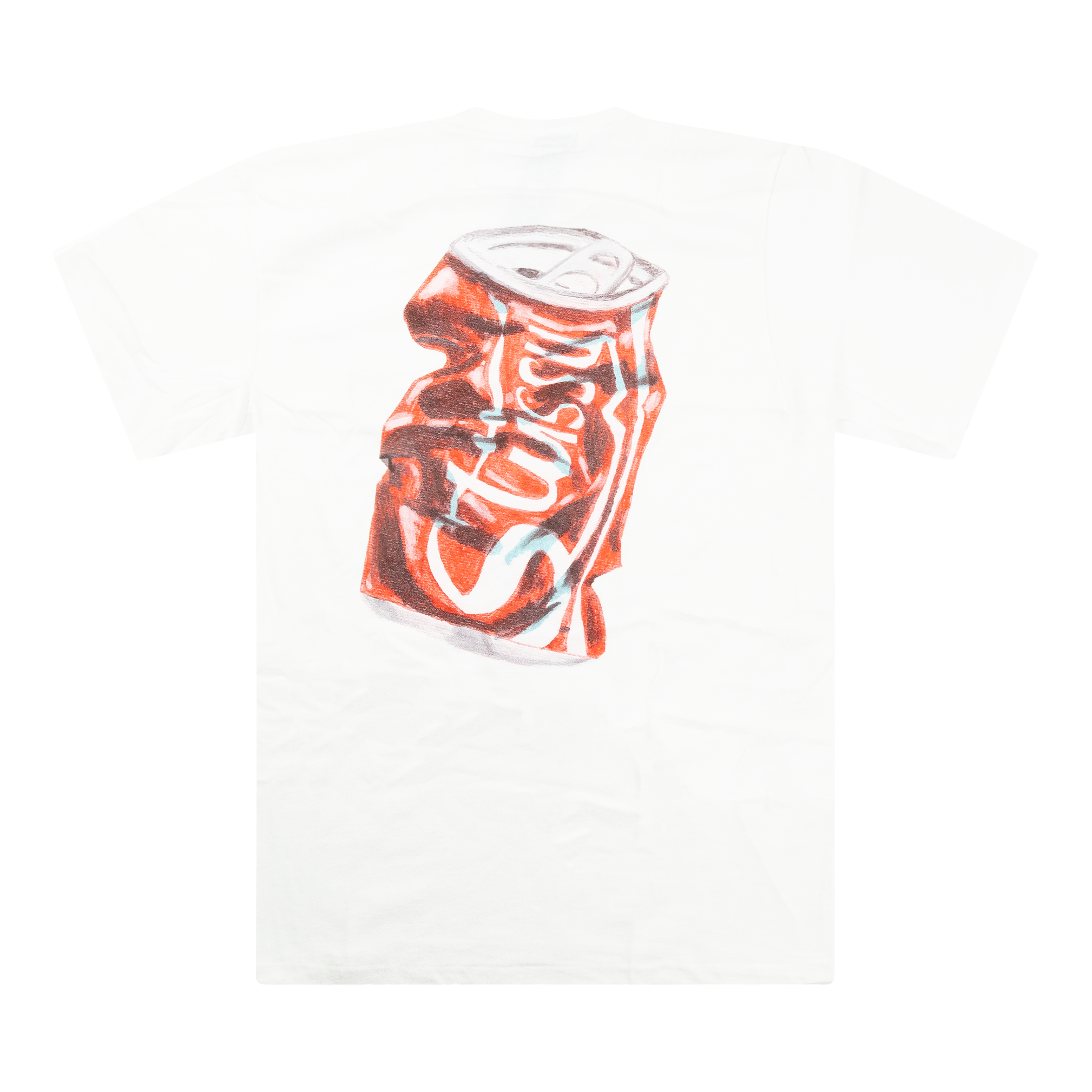 STUSSY SODA CAN TEE WHITE