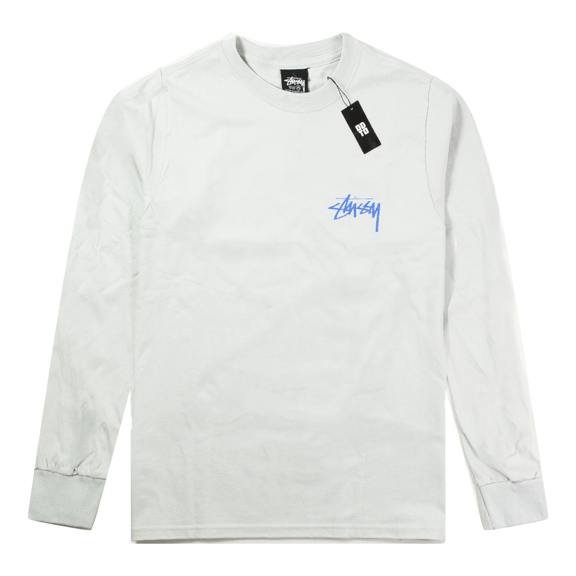 STUSSY BEAT CRAZY L/S TEE FOG