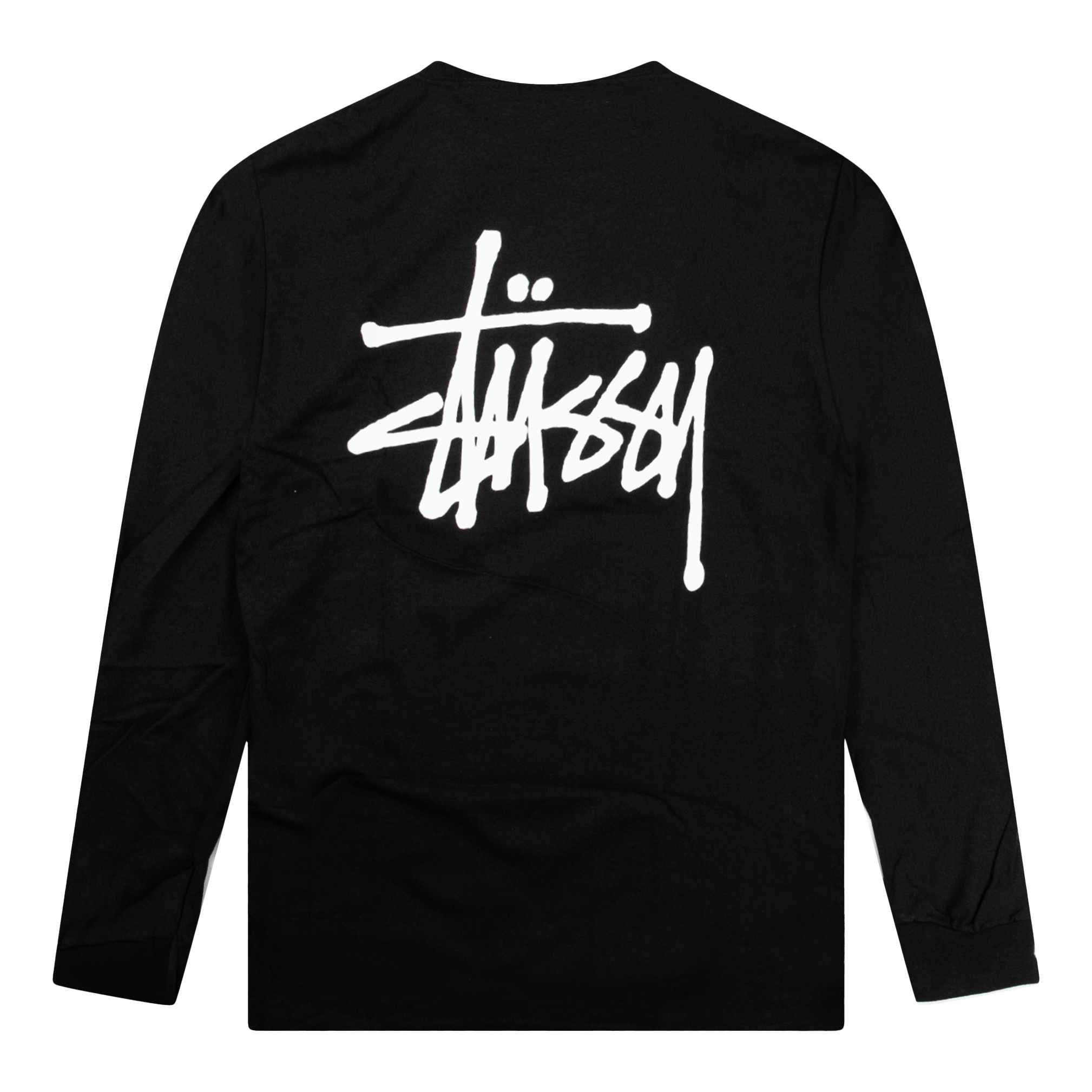 STUSSY BASIC L/S TEE BLACK