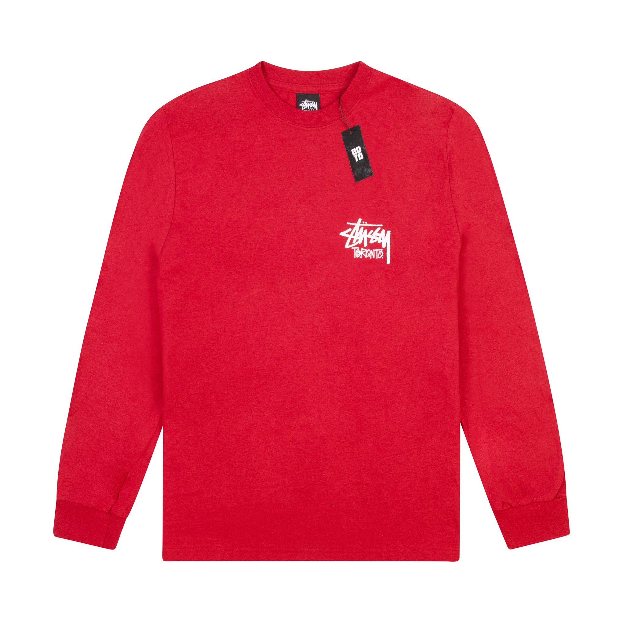 STUSSY STOCK TORONTO L/S TEE RED