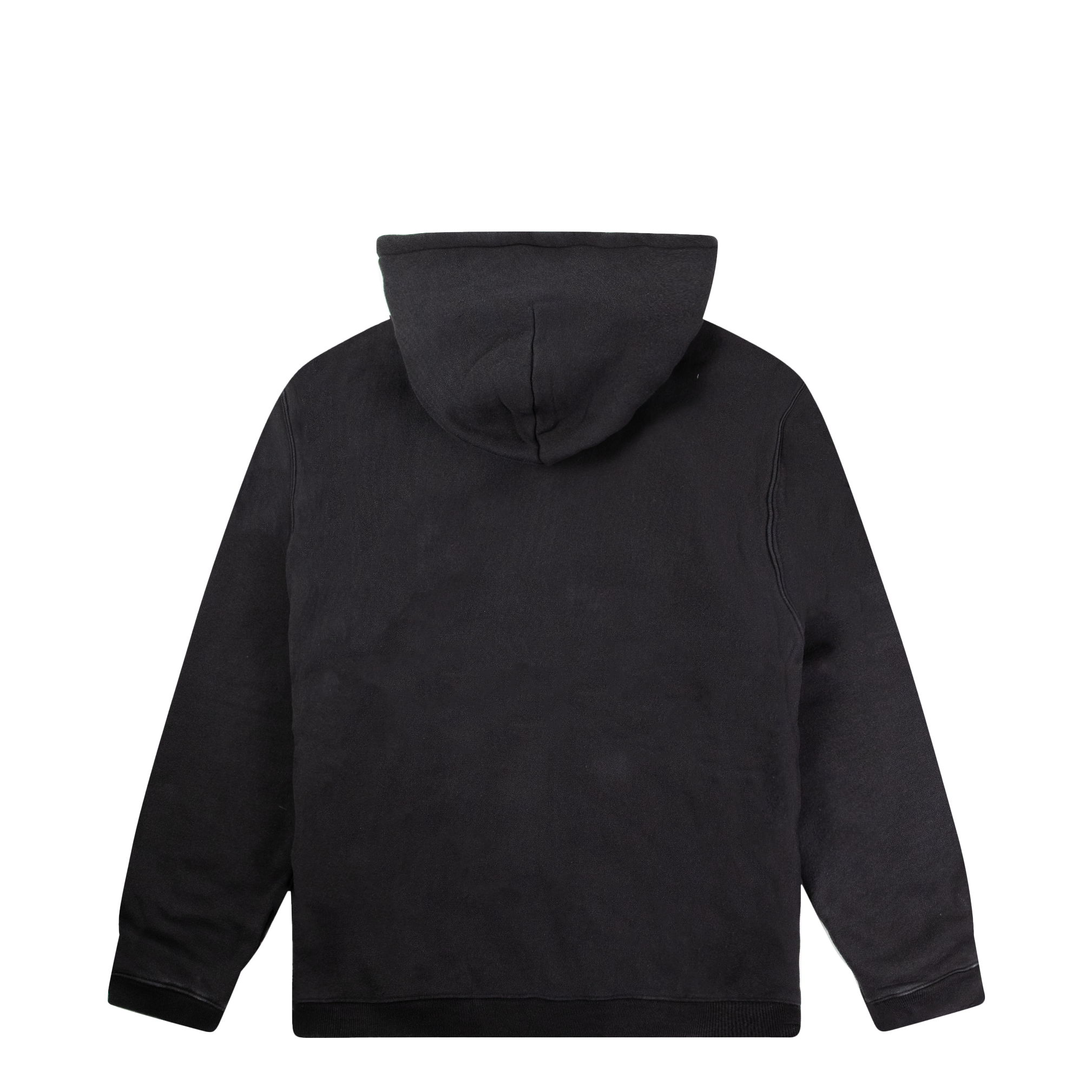 STUSSY SPORT ZIP HOODIE WASHED BLACK