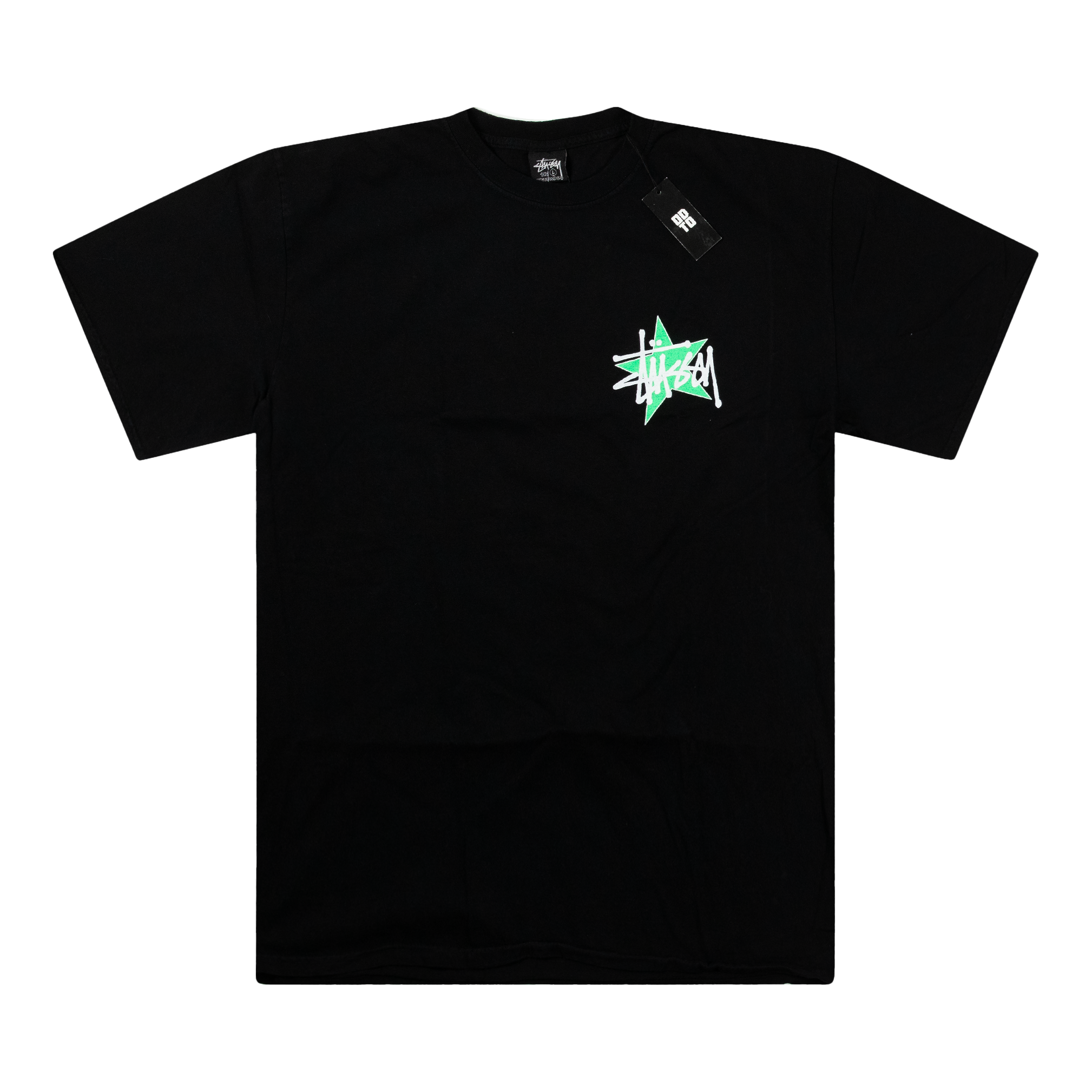 STUSSY STAR PIGMENT DYED TEE BLACK