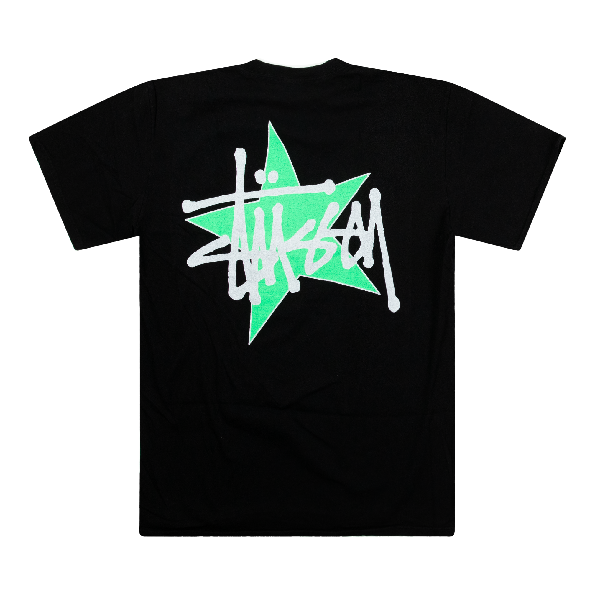 STUSSY STAR PIGMENT DYED TEE BLACK