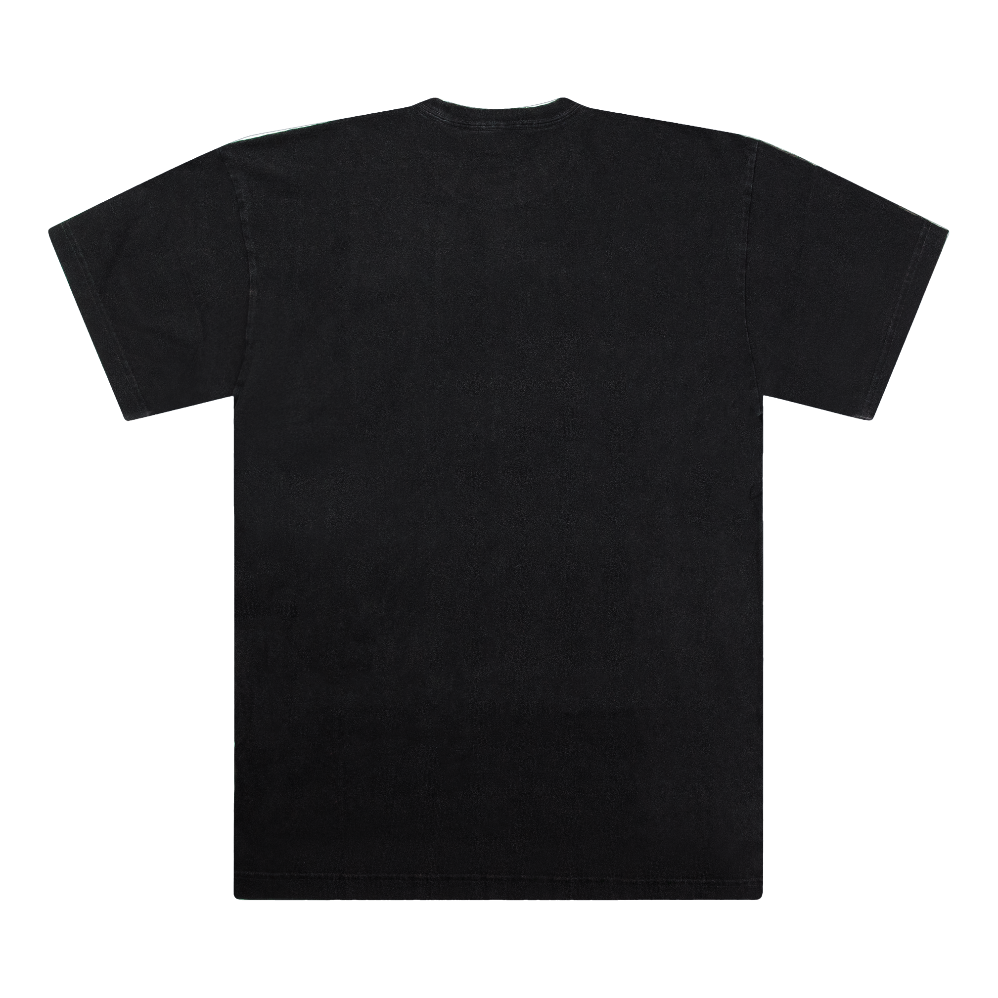 STUSSY EMBLEM PIGMENT DYED TEE BLACK