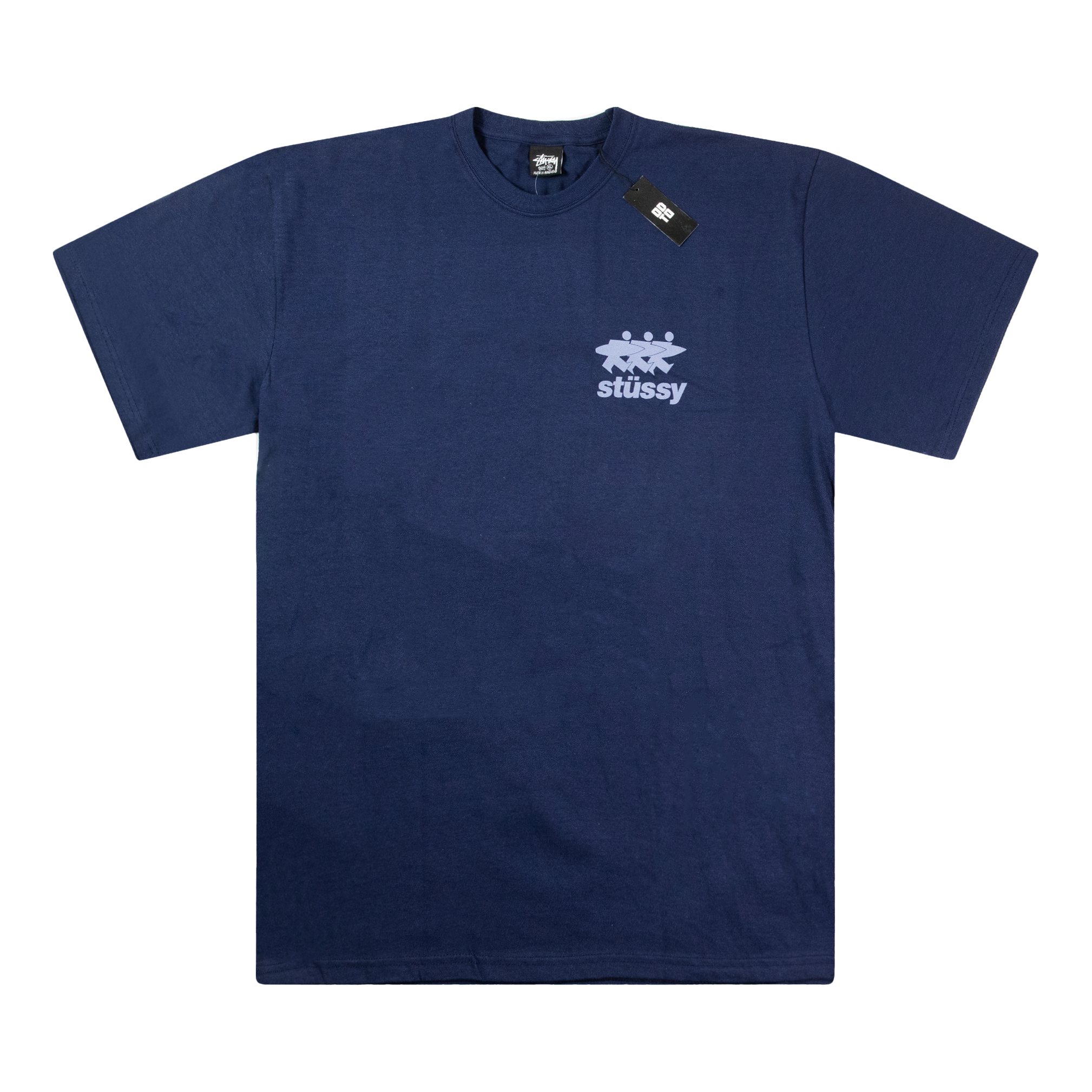 STUSSY SURFWALK TEE NAVY