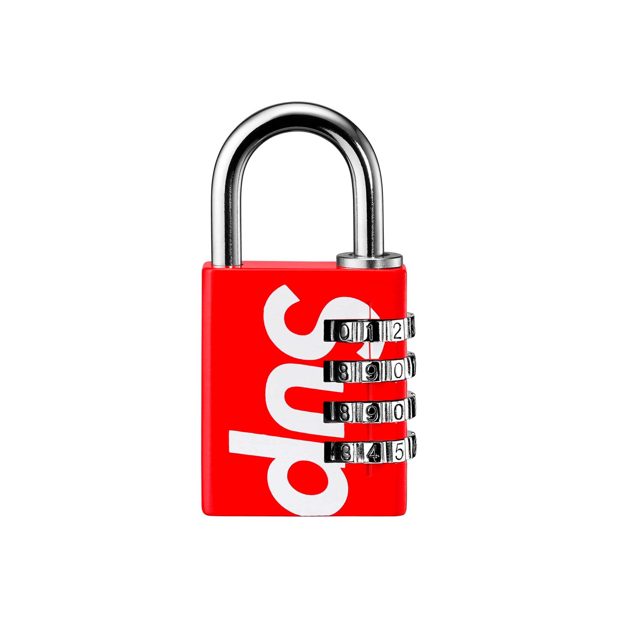 SUPREME MASTERLOCK NUMERIC LOCK RED