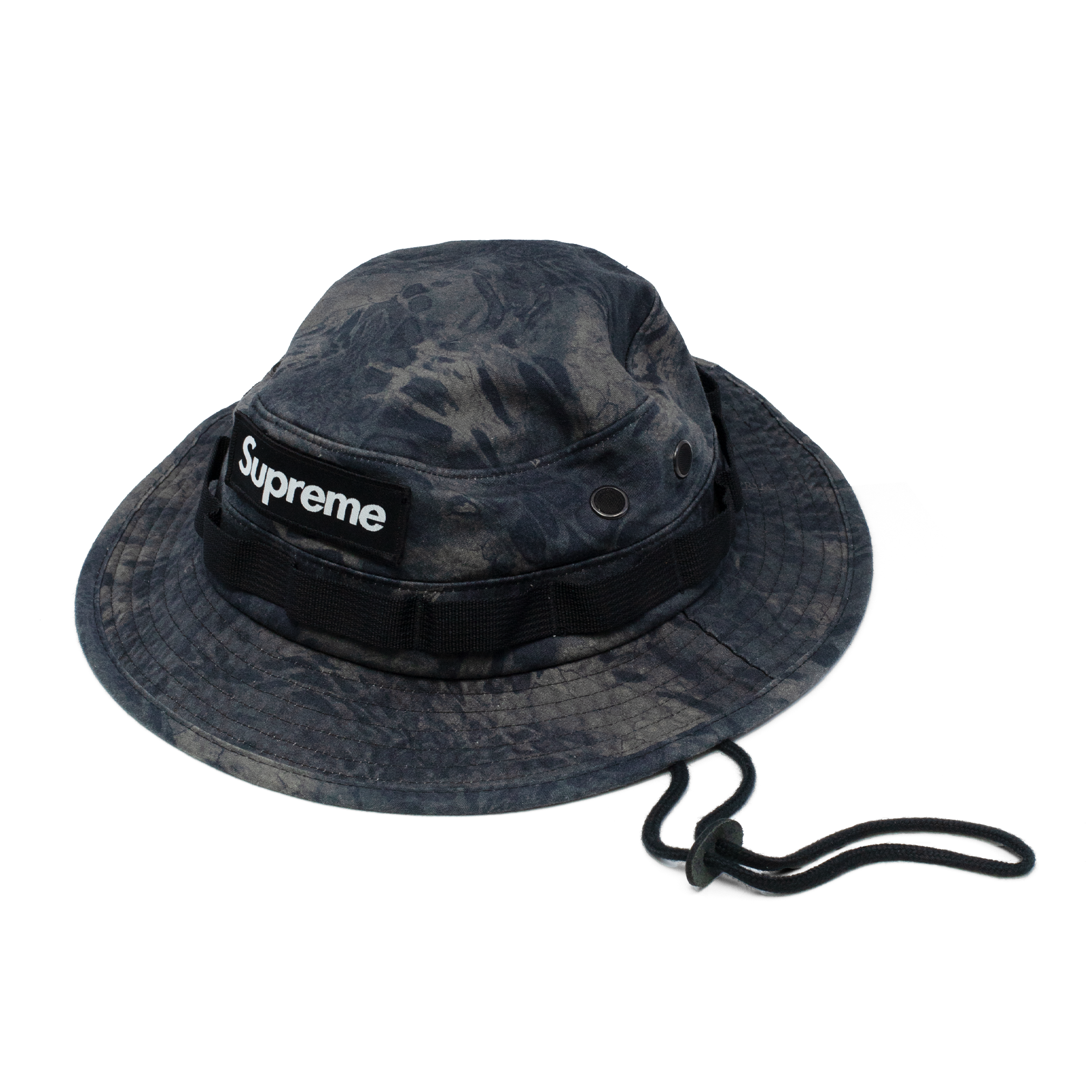 SUPREME MILITARY BOONIE PRYM1 CAMO BLACK